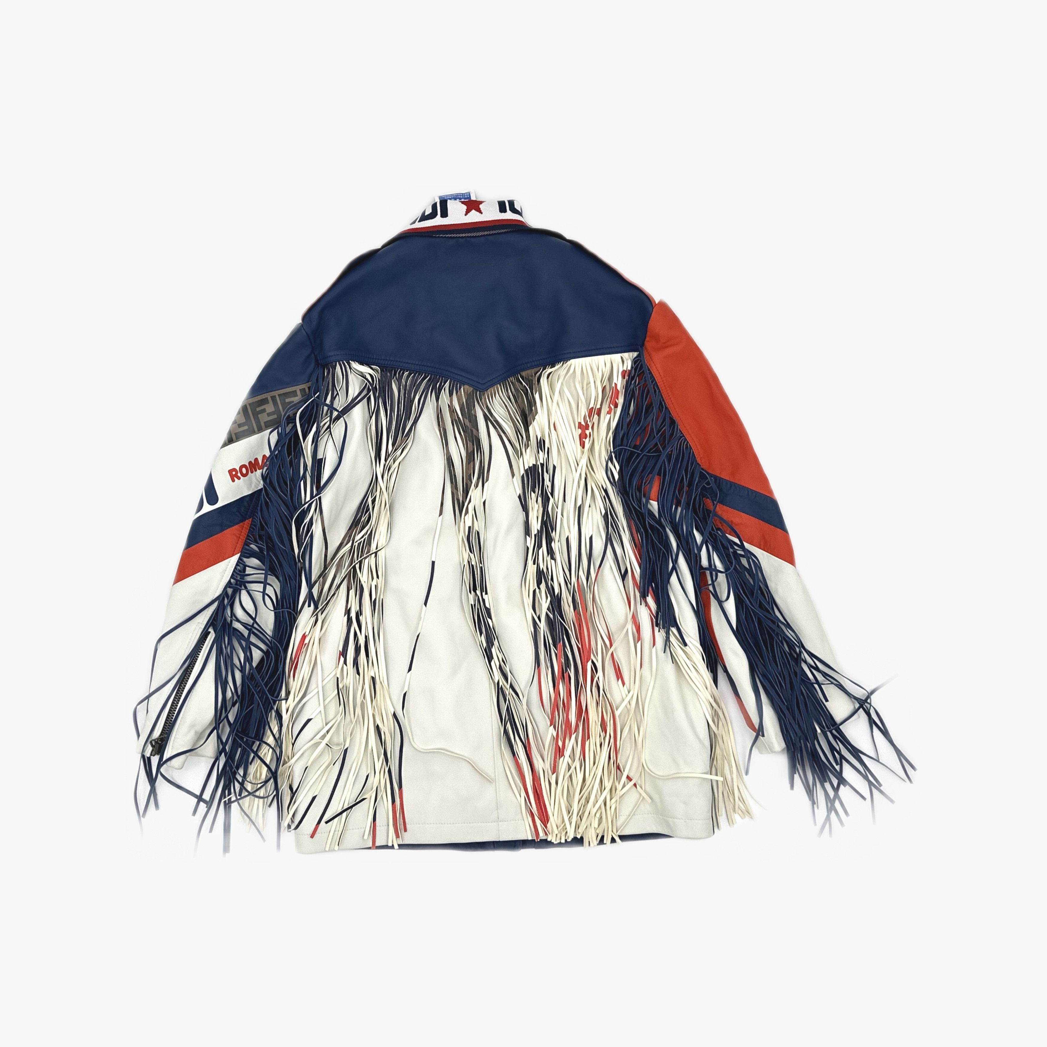 Fendi Fendi Fringed Multi Color Leather Jacket Size 38 Size XS / US 0-2 / IT 36-38 - 2 Thumbnail