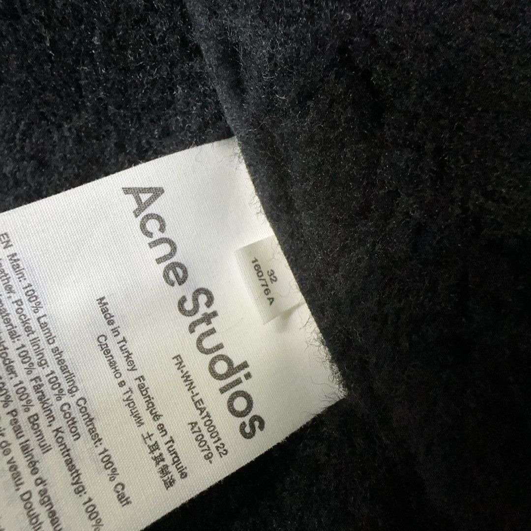 Acne Studios Acne Studios Shearling Biker Jacket Size 32 Size XXS / US 00 / IT 34 - 3 Thumbnail
