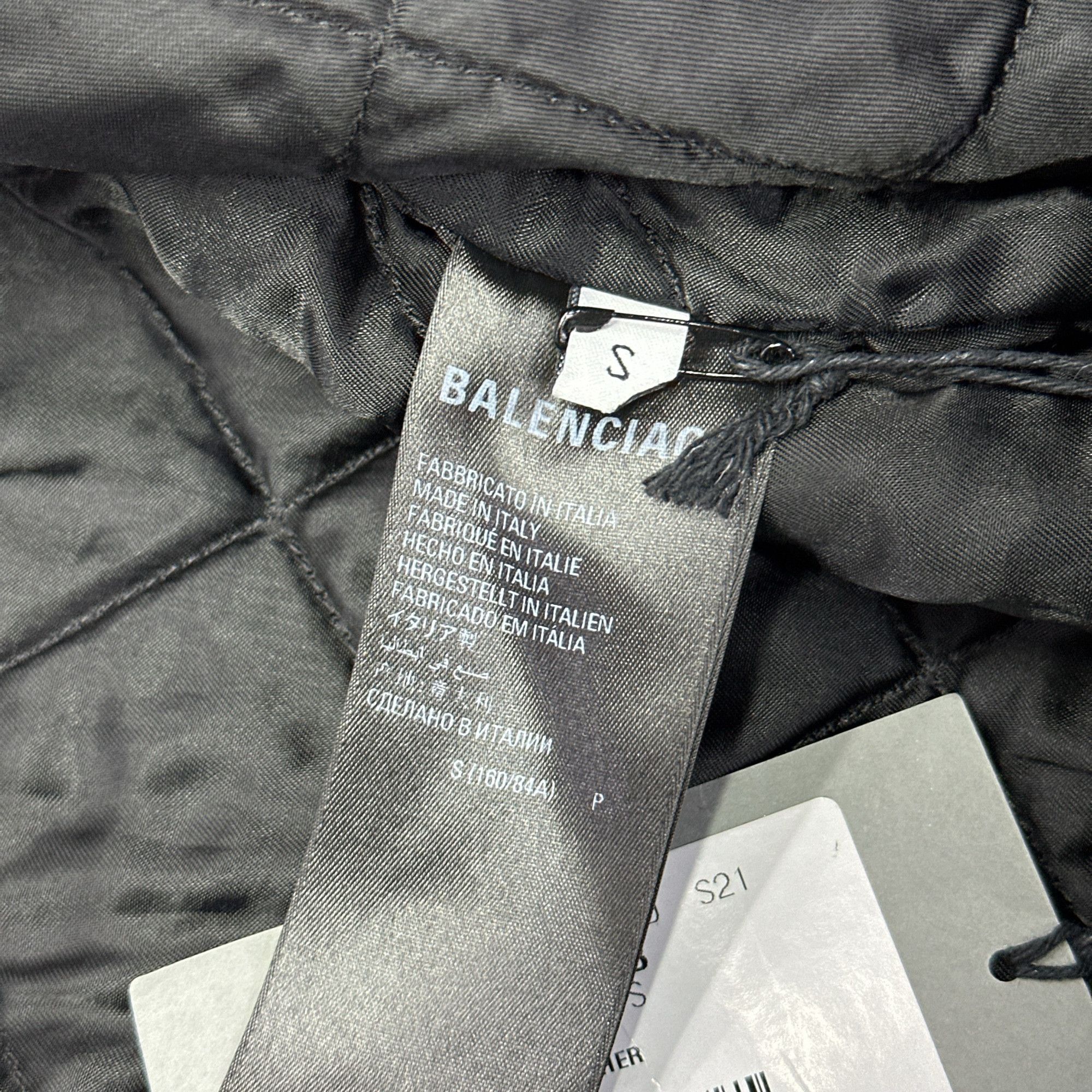 Balenciaga Balenciaga Grainy Leather Denim Style Jacket Size S Size US S / EU 44-46 / 1 - 5 Thumbnail