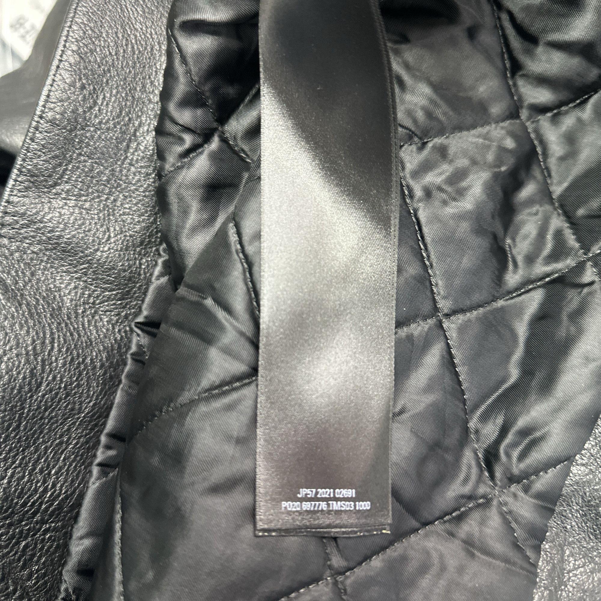 Balenciaga Balenciaga Grainy Soft Leather Jacket Size XS Size US XS / EU 42 / 0 - 5 Thumbnail