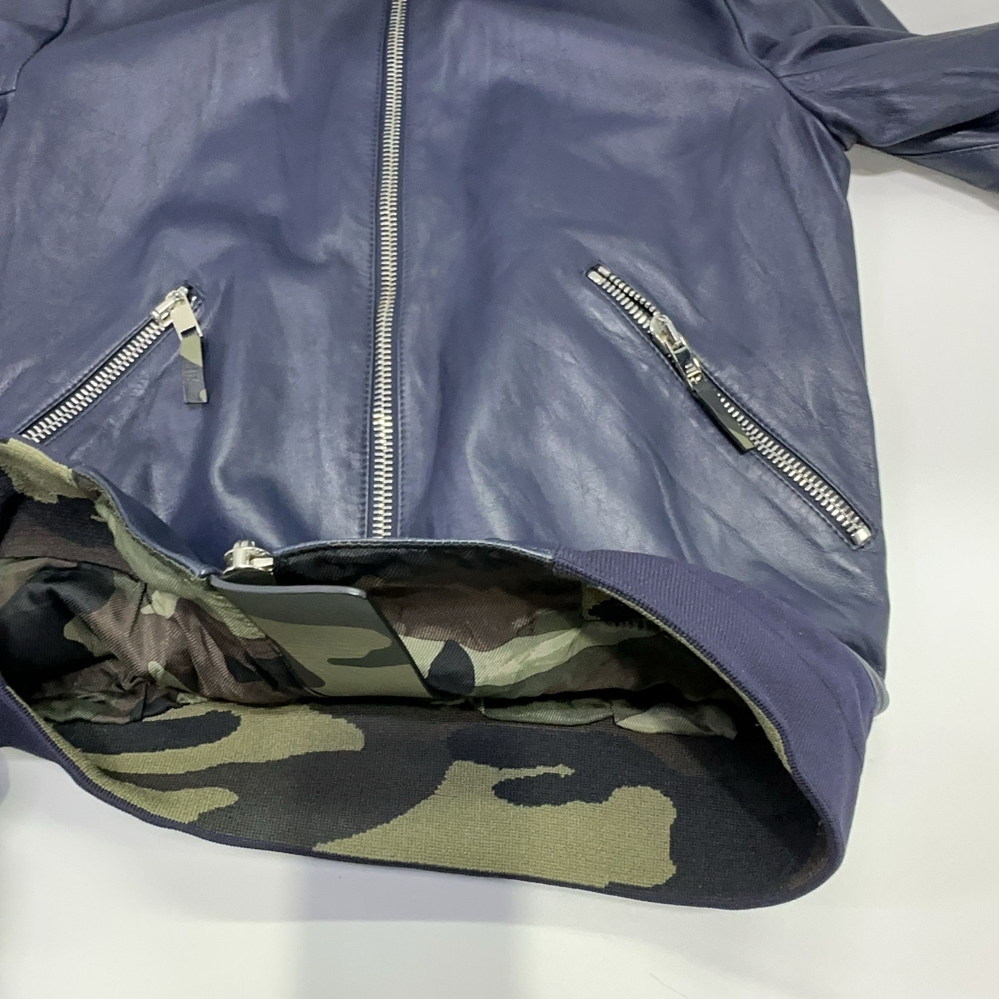 Dior Dior Lambskin Camo Lining Bomber Jacket Size 44 Size US S / EU 44-46 / 1 - 9 Thumbnail