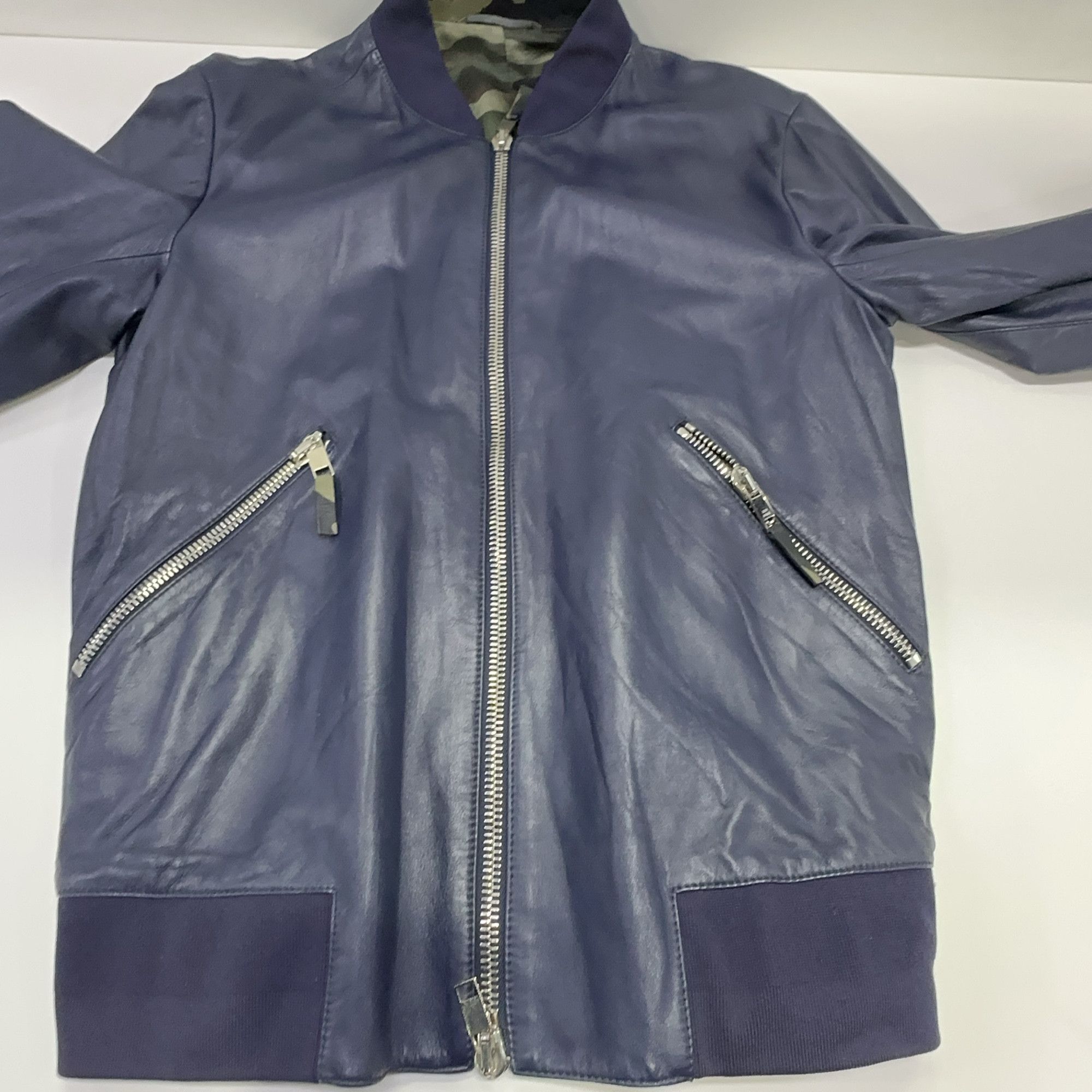 Dior Dior Lambskin Camo Lining Bomber Jacket Size 44 Size US S / EU 44-46 / 1 - 11 Thumbnail