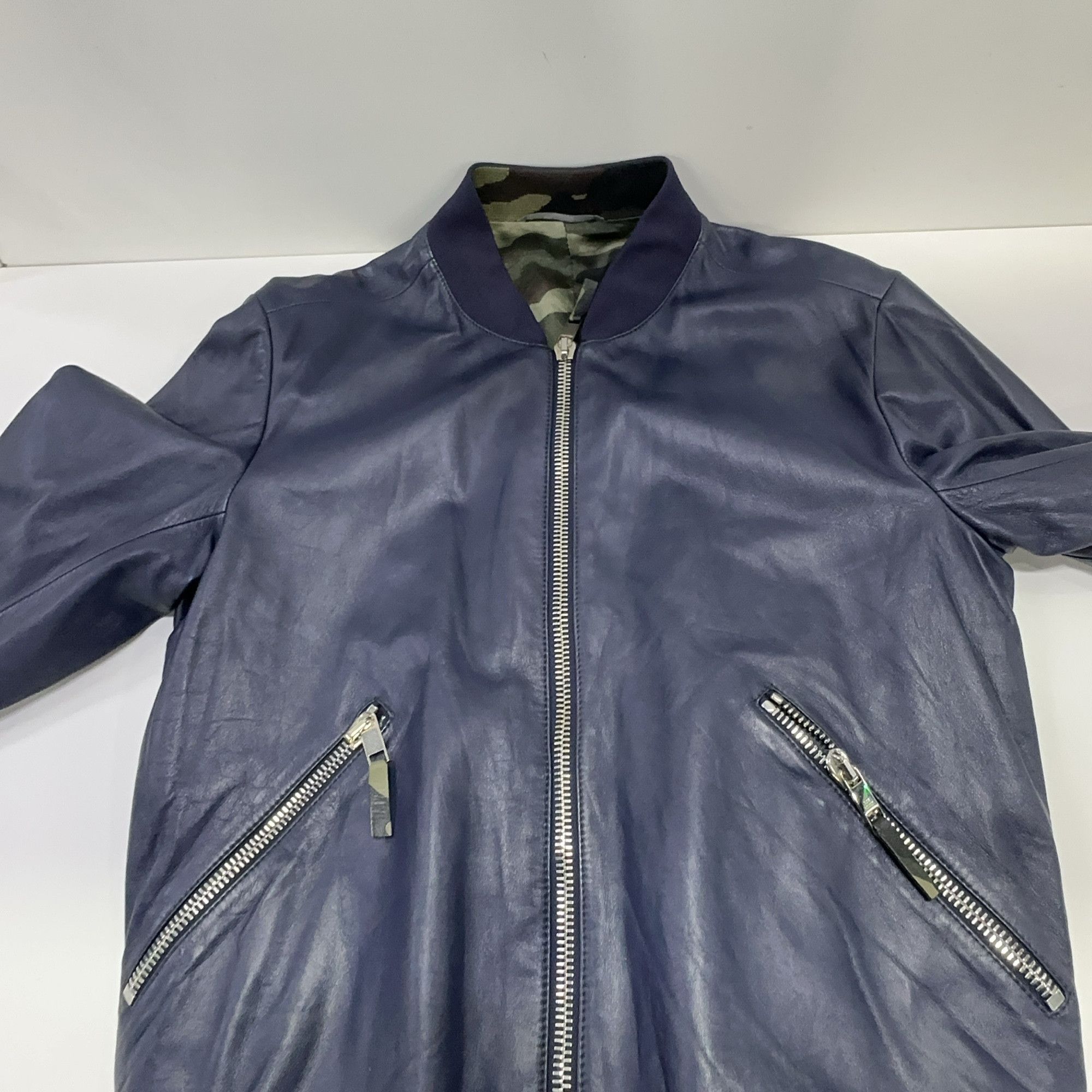 Dior Dior Lambskin Camo Lining Bomber Jacket Size 44 Size US S / EU 44-46 / 1 - 10 Thumbnail