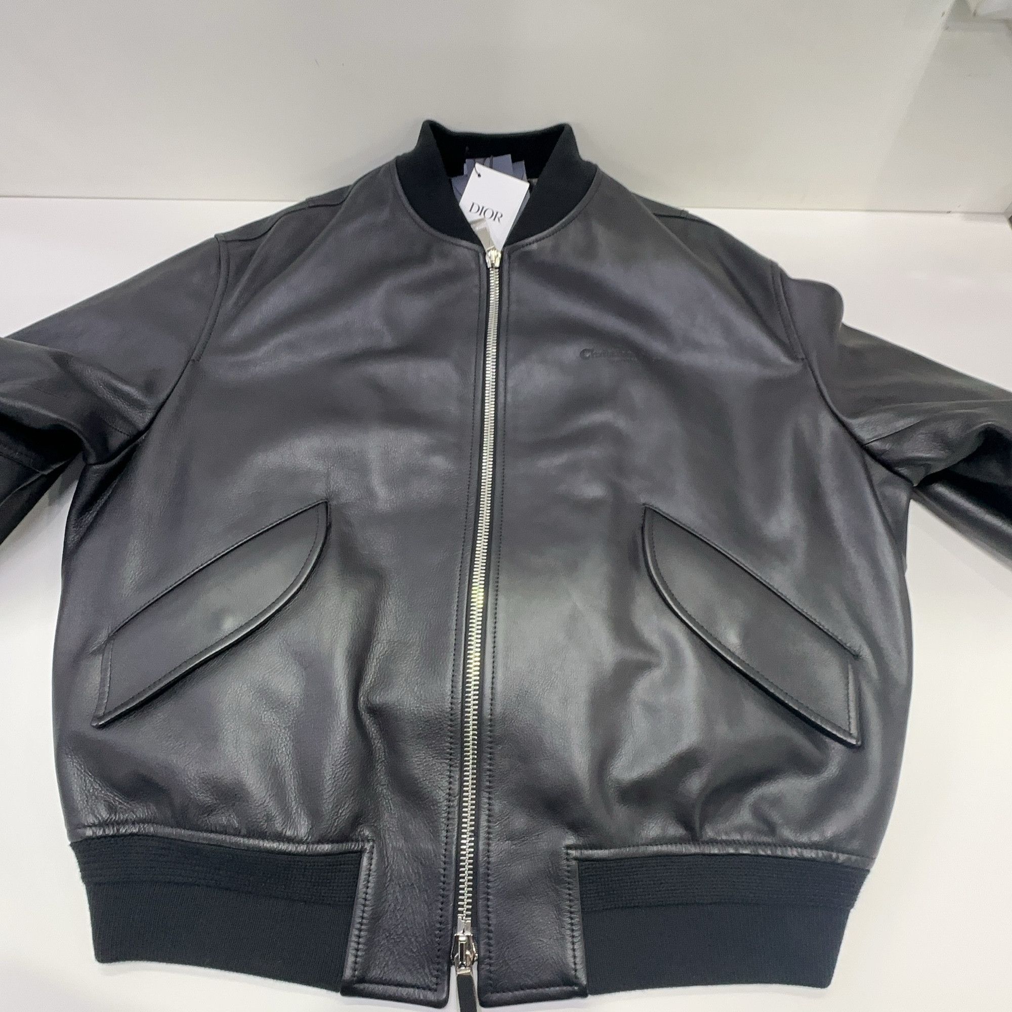Dior DIOR Calfskin Leather Bomber Jacket Size 50 Size US M / EU 48-50 / 2 - 6 Thumbnail