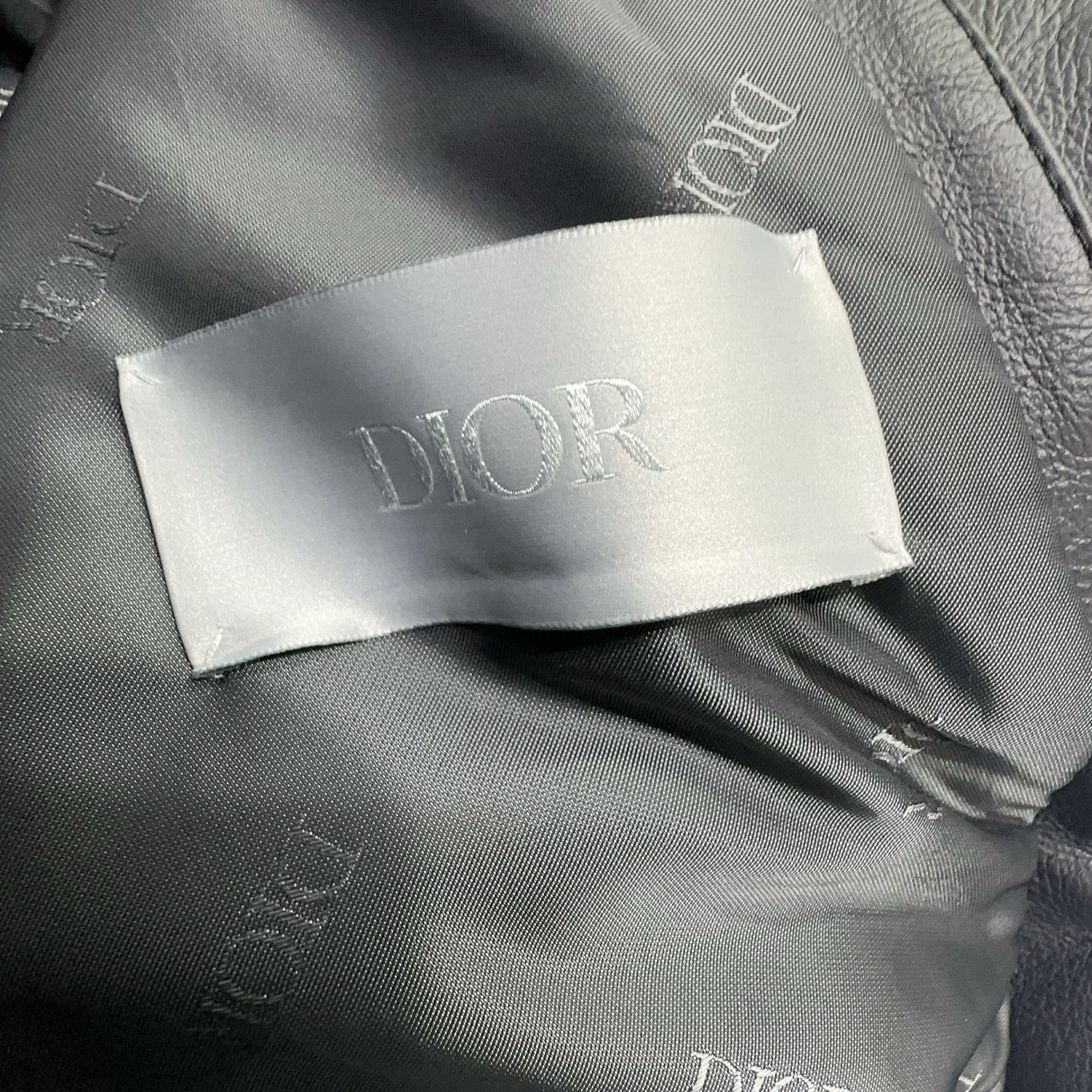 Dior DIOR Calfskin Leather Bomber Jacket Size 50 Size US M / EU 48-50 / 2 - 4 Thumbnail