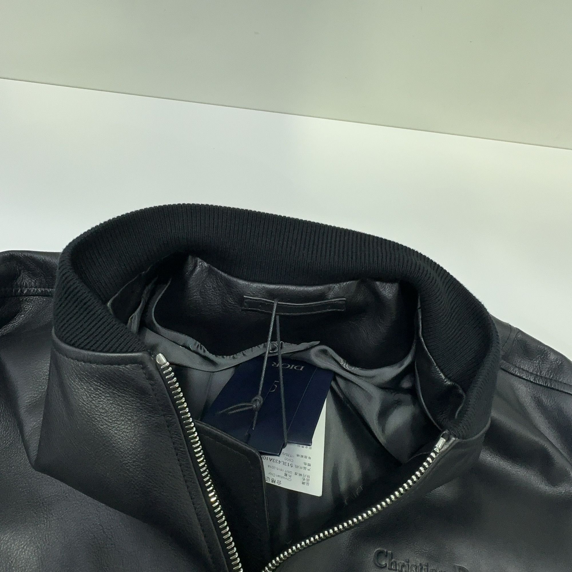 Dior DIOR Calfskin Leather Bomber Jacket Size 50 Size US M / EU 48-50 / 2 - 7 Thumbnail