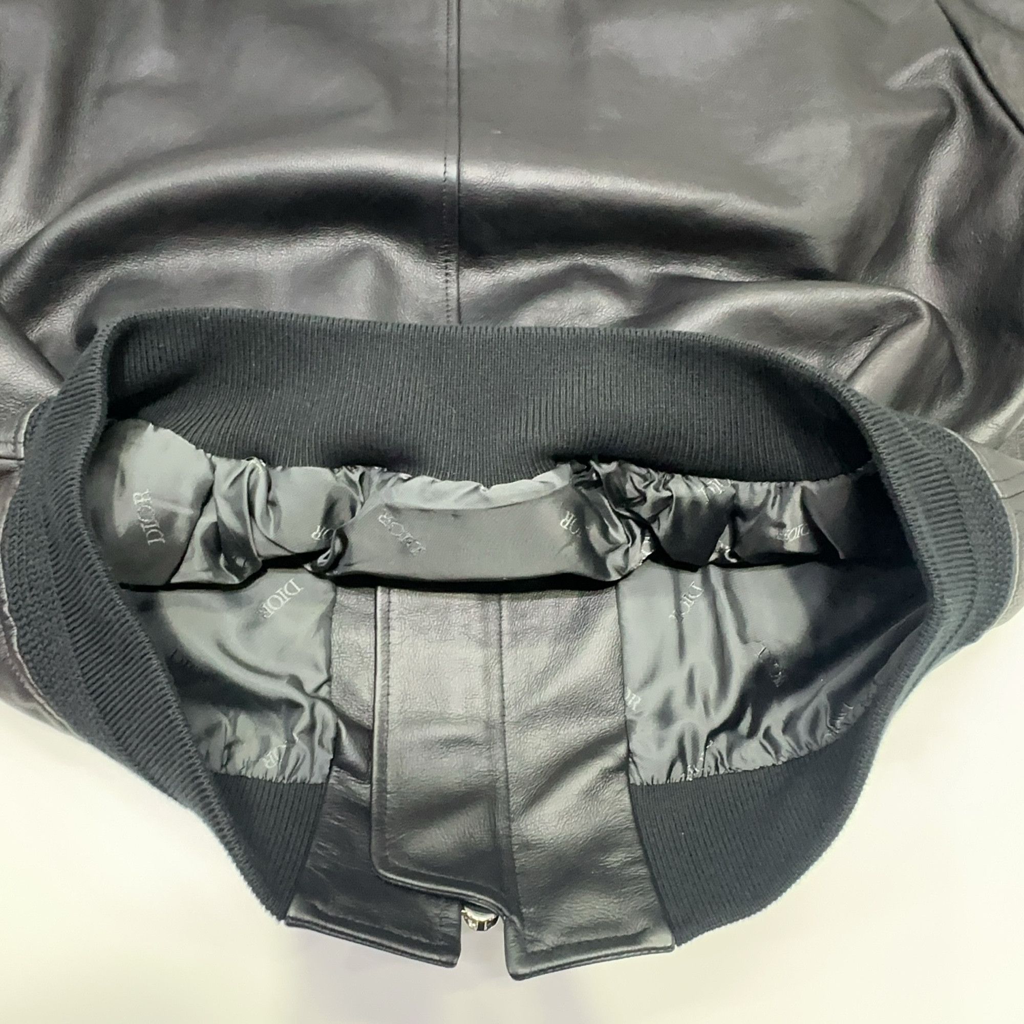 Dior DIOR Calfskin Leather Bomber Jacket Size 50 Size US M / EU 48-50 / 2 - 9 Thumbnail