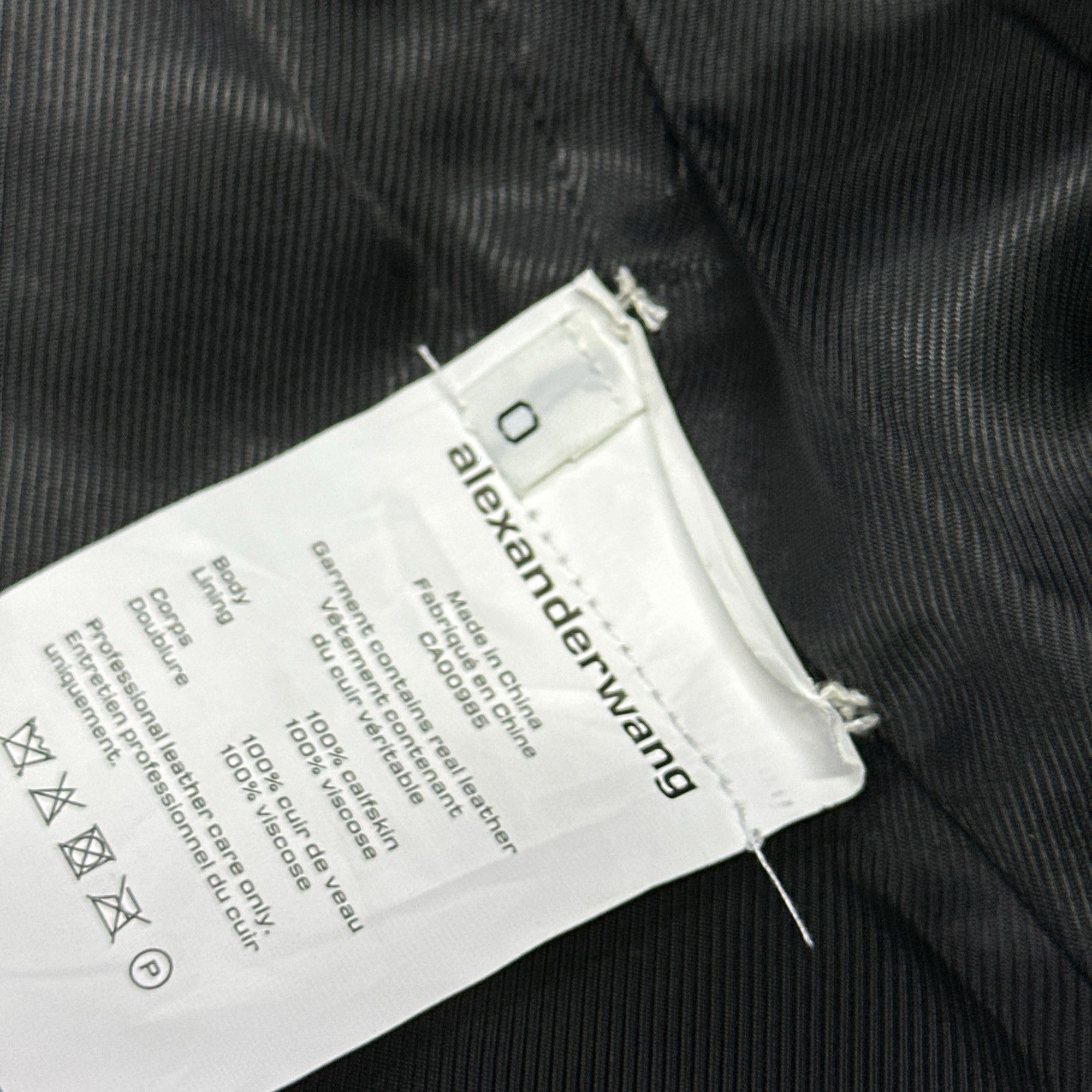 Alexander Wang Alexander Wang Textured Leather Coat Size 0 Size XS / US 0-2 / IT 36-38 - 5 Thumbnail