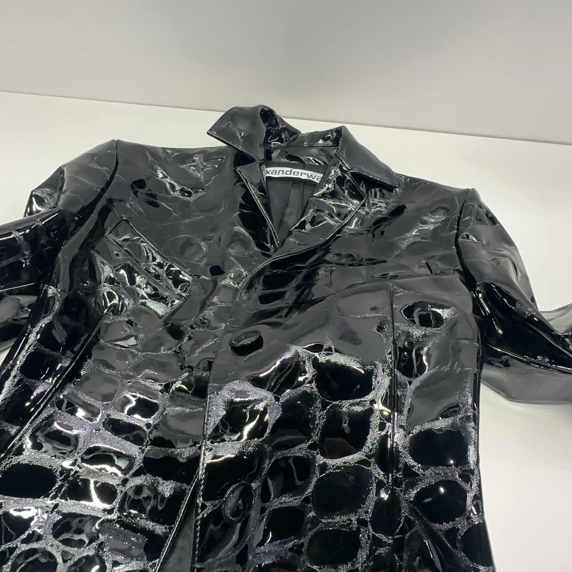 Alexander Wang Alexander Wang Textured Leather Coat Size 0 Size XS / US 0-2 / IT 36-38 - 9 Thumbnail