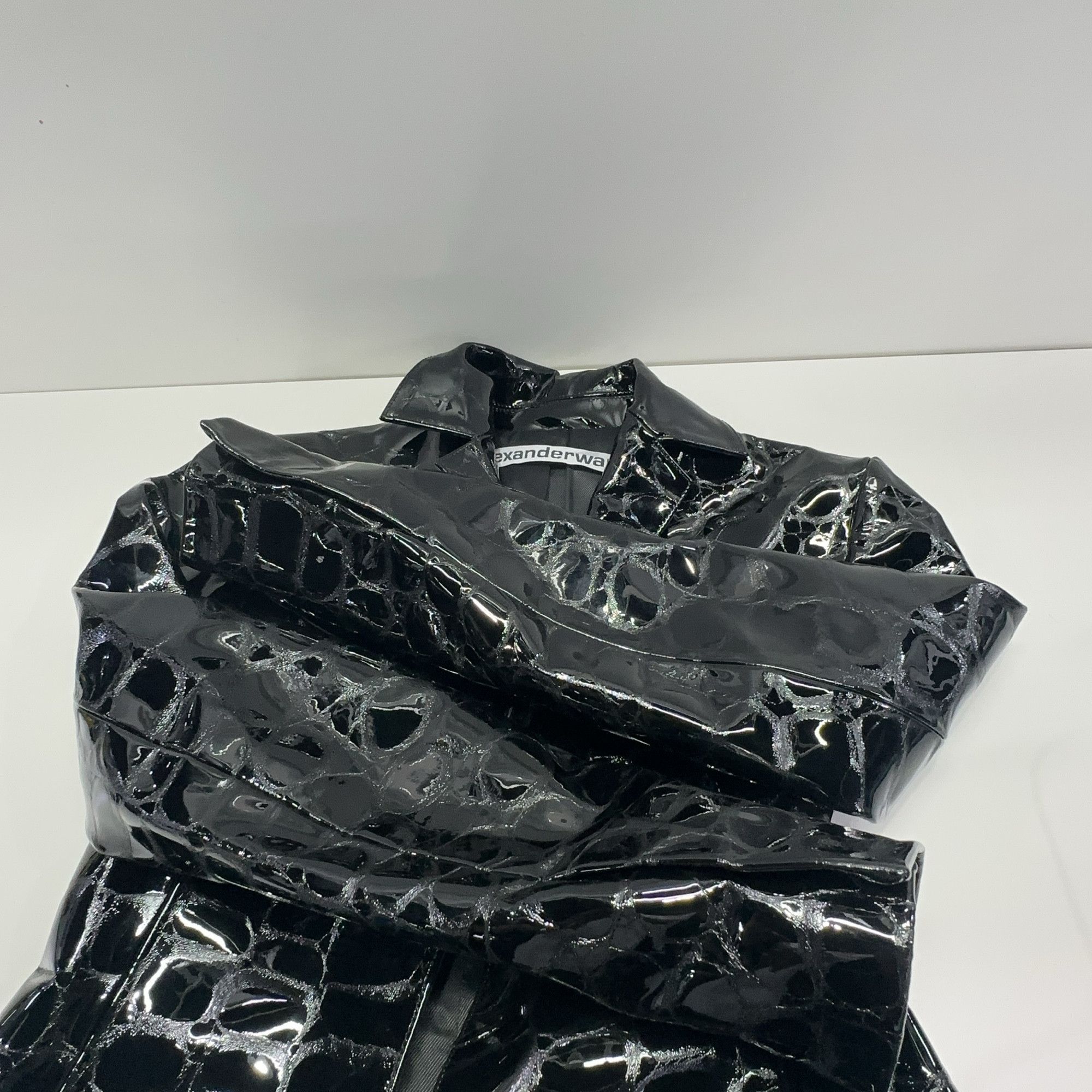 Alexander Wang Alexander Wang Textured Leather Coat Size 0 Size XS / US 0-2 / IT 36-38 - 12 Thumbnail