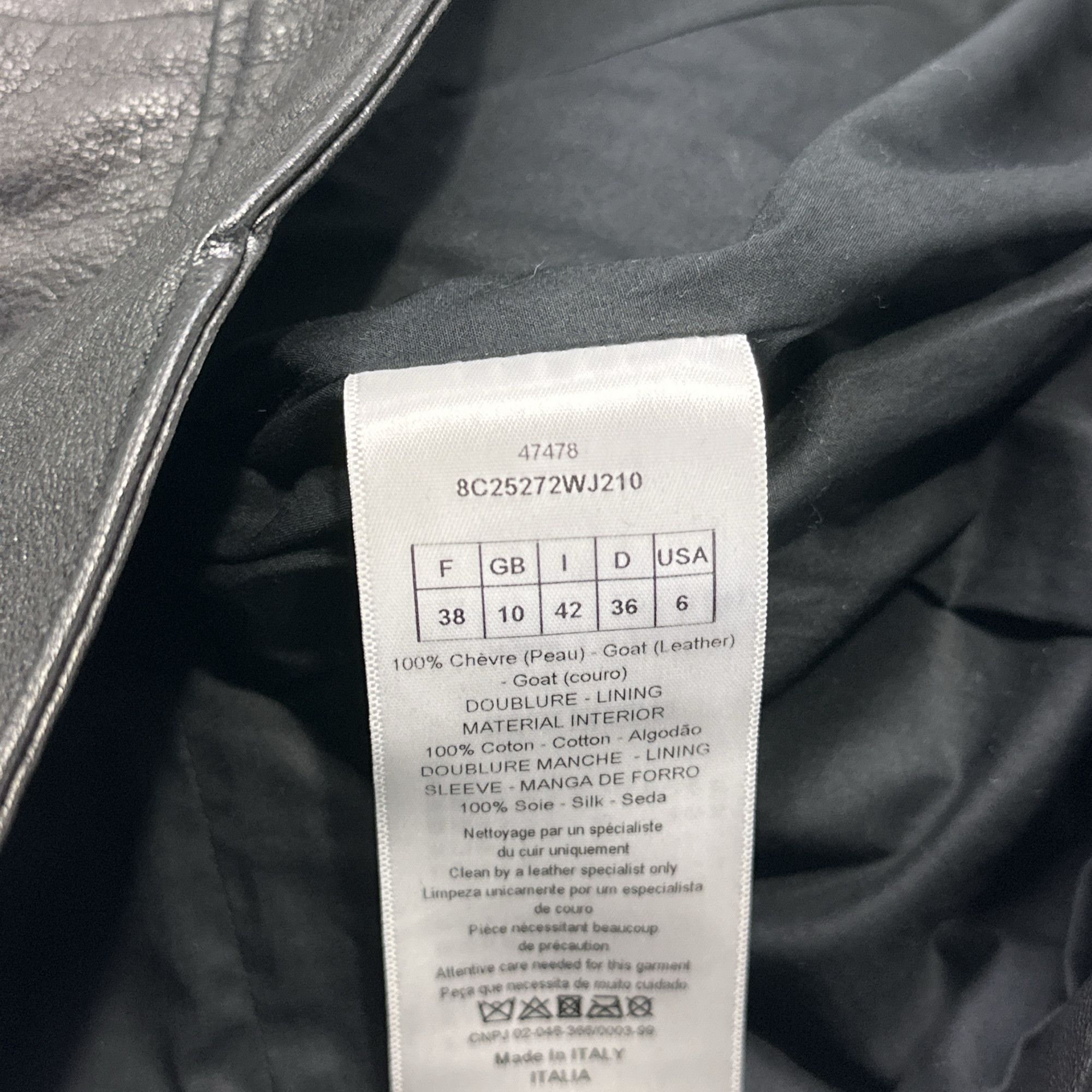 Dior Dior Leather Tarot Print Jacket Size FR 38 Size S / US 4 / IT 40 - 4 Thumbnail