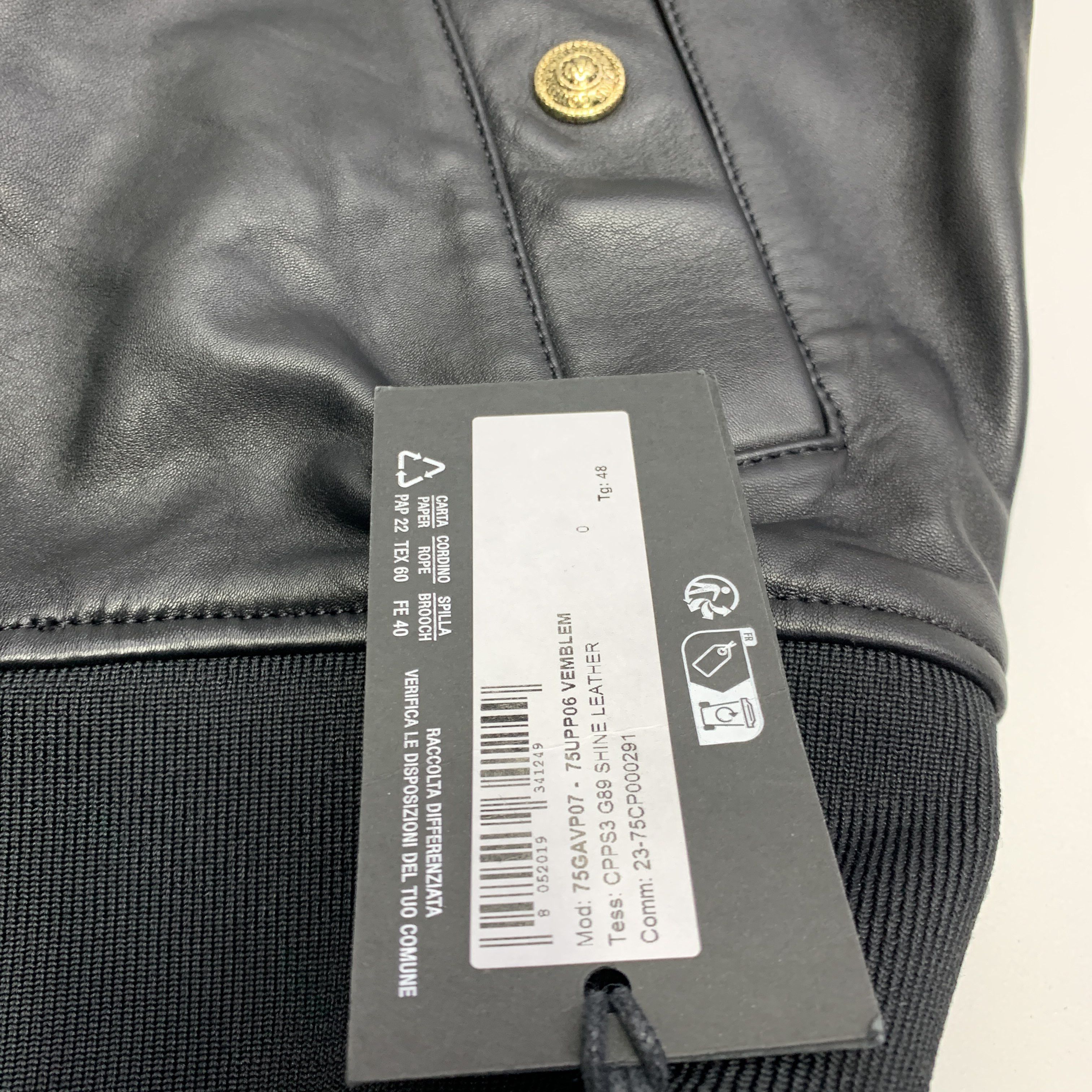 Versace Jeans Couture Versace Jeans Couture Logo Leather Jacket Size M Size US S / EU 44-46 / 1 - 2 Thumbnail