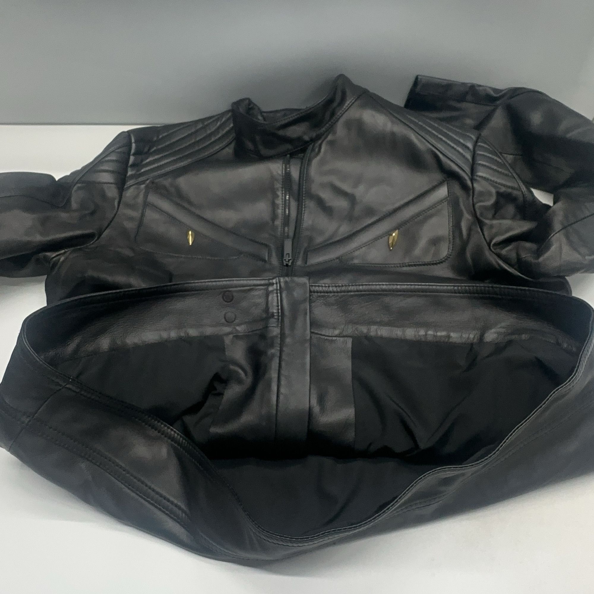 Fendi Fendi Monster Leather Biker Jacket Size 50 Size US M / EU 48-50 / 2 - 6 Thumbnail