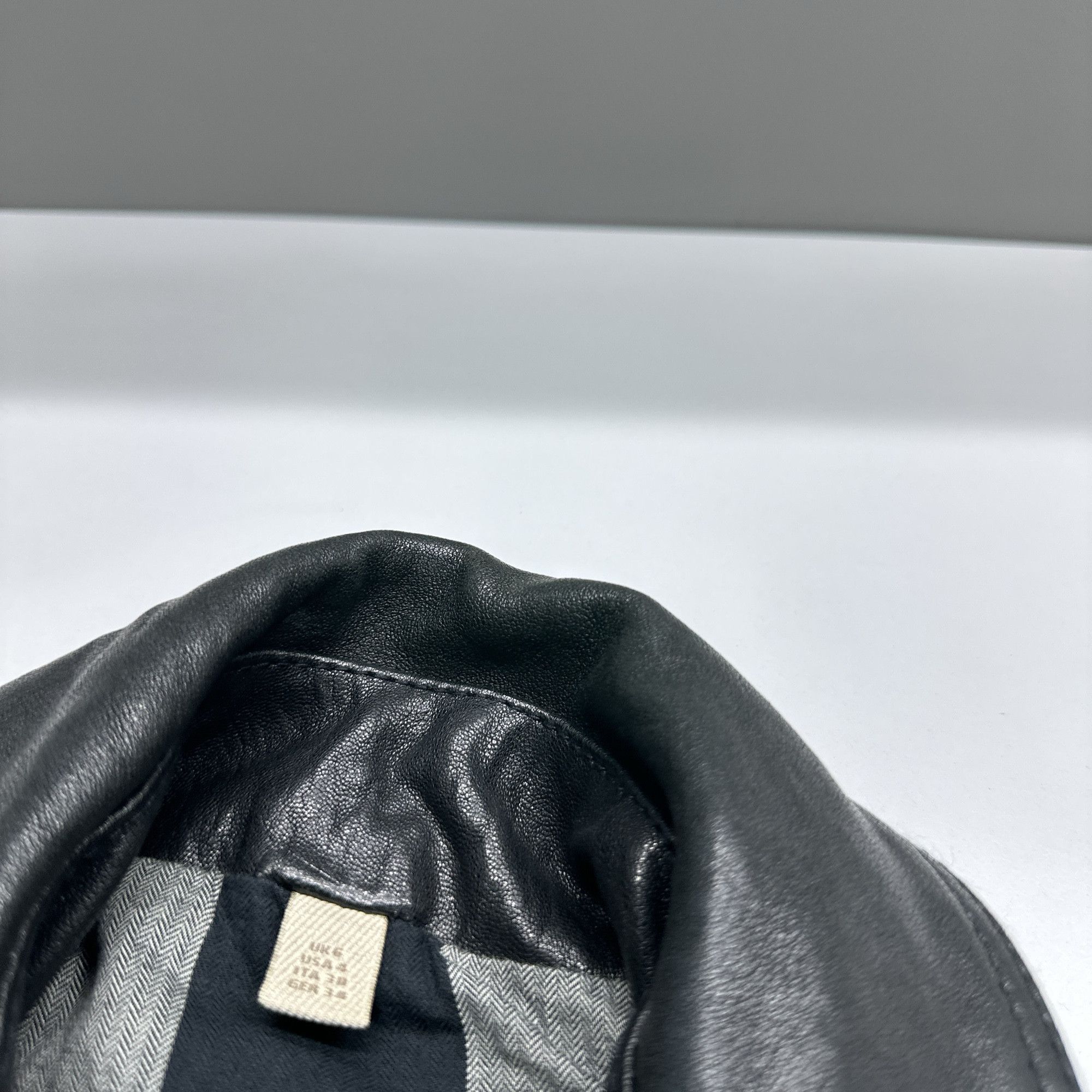 Burberry Burberry Black Leather Jacket Size 38 Size XS / US 0-2 / IT 36-38 - 3 Thumbnail
