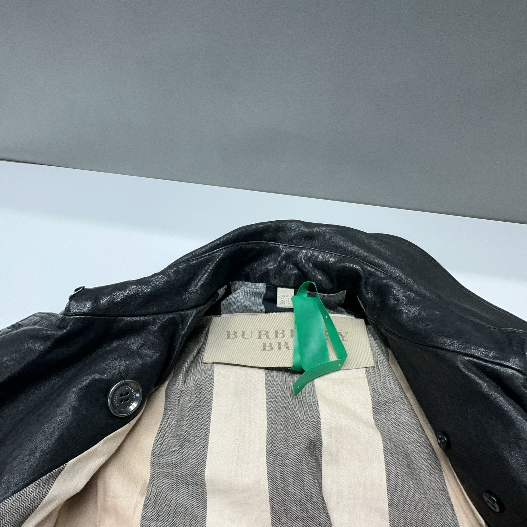 Burberry Burberry Black Leather Jacket Size 38 Size XS / US 0-2 / IT 36-38 - 6 Thumbnail