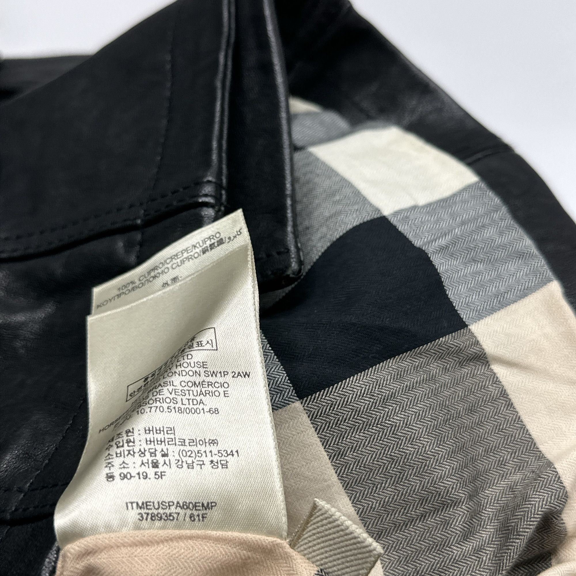 Burberry Burberry Black Leather Jacket Size 38 Size XS / US 0-2 / IT 36-38 - 5 Thumbnail