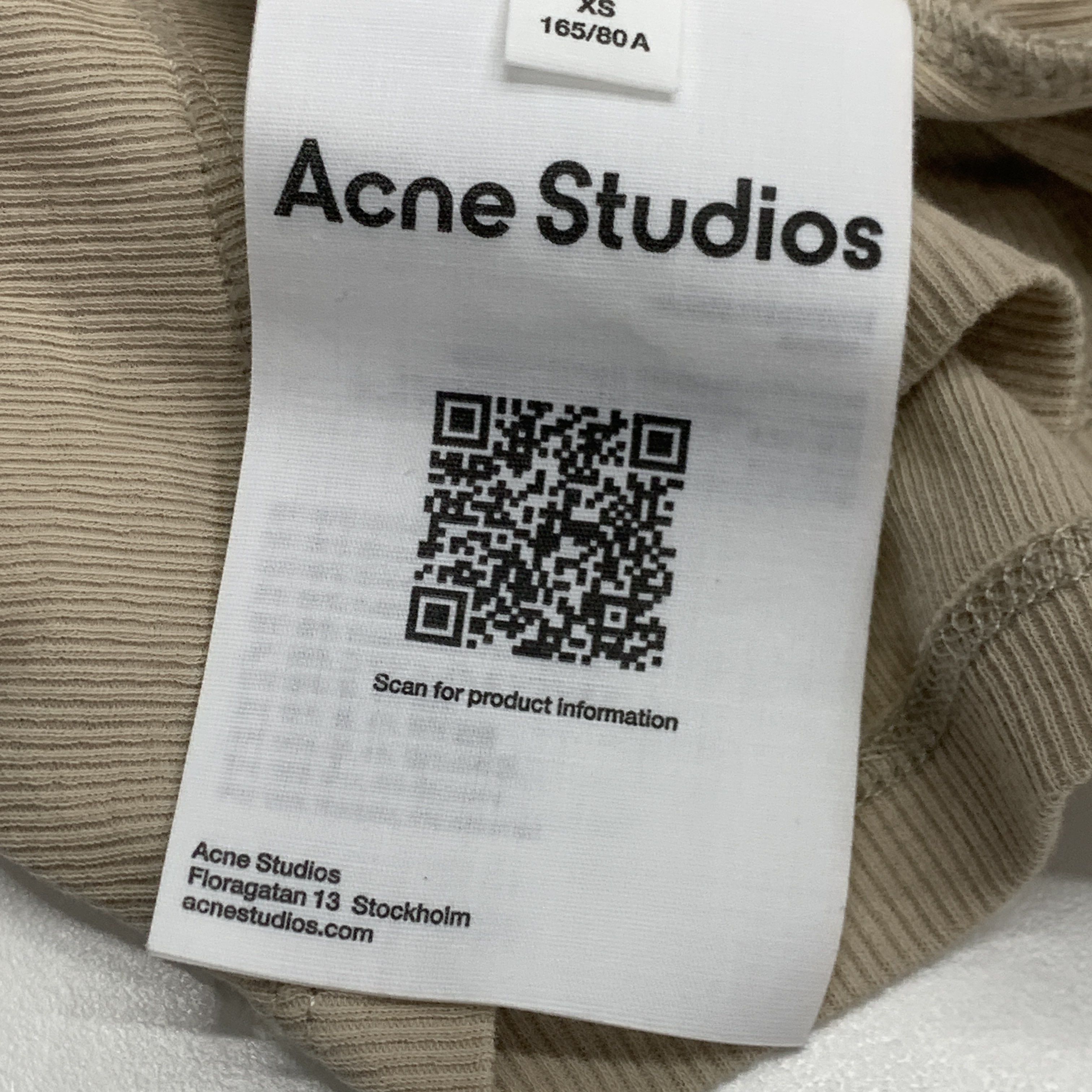 Acne Studios Acne Studios Logo Long Sleeve T-Shirt Size XS Size XS / US 0-2 / IT 36-38 - 4 Thumbnail