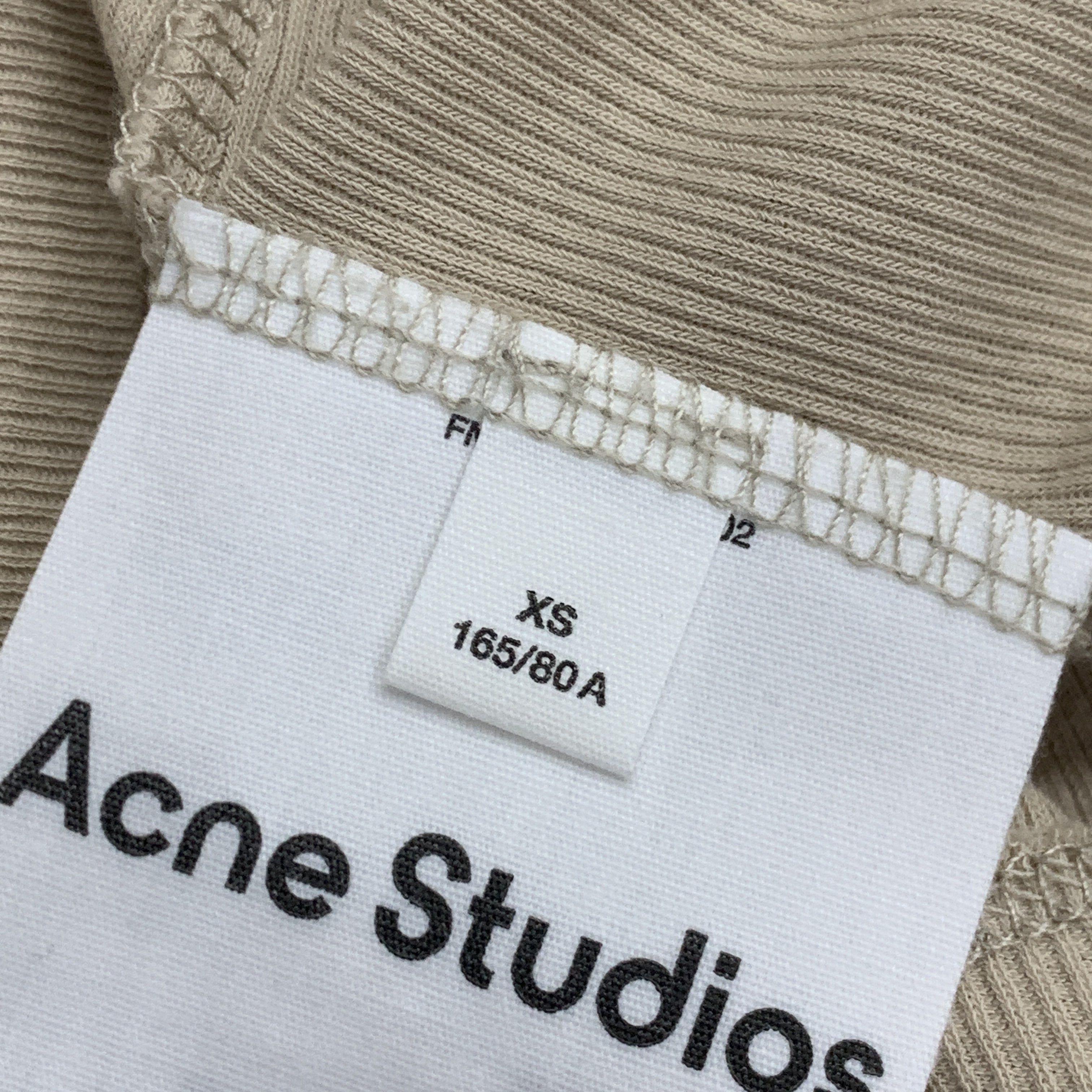 Acne Studios Acne Studios Logo Long Sleeve T-Shirt Size XS Size XS / US 0-2 / IT 36-38 - 3 Thumbnail