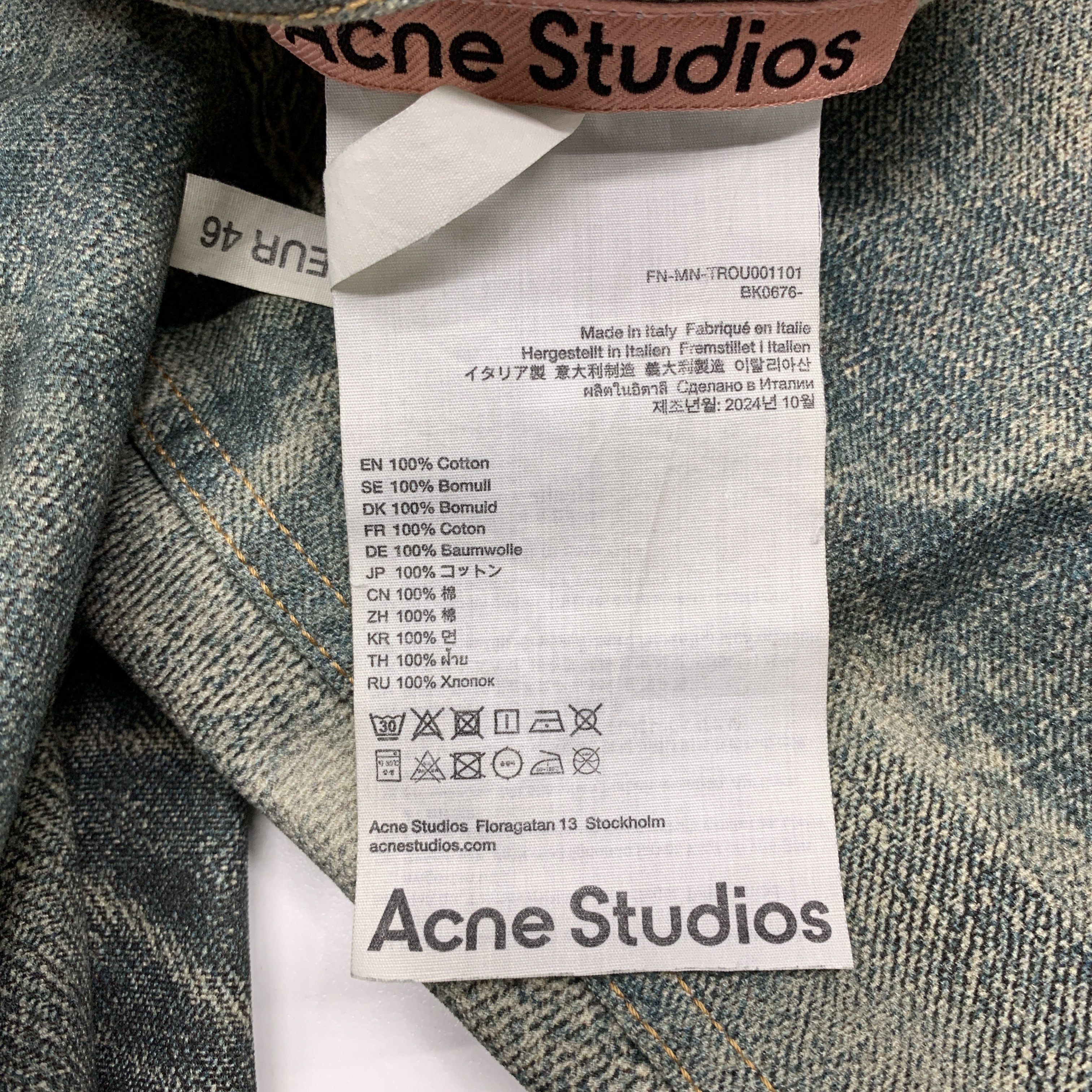 Acne Studios Acne Studios Chain Embellished Denim Jeans Size 30 Size US 30 / EU 46 - 4 Thumbnail