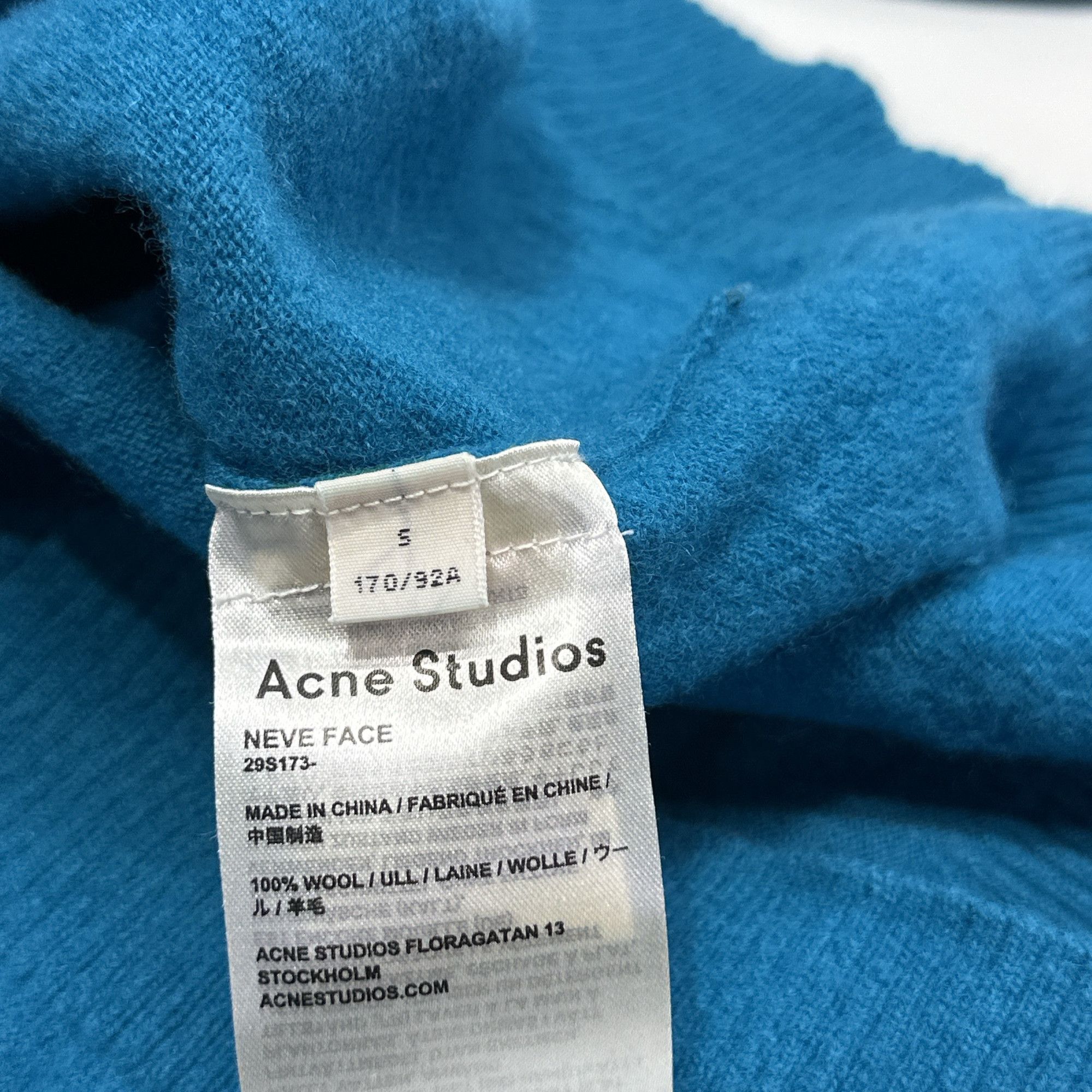 Acne Studios Acne Studios Neve Face Cardigan Size S Size US S / EU 44-46 / 1 - 4 Thumbnail