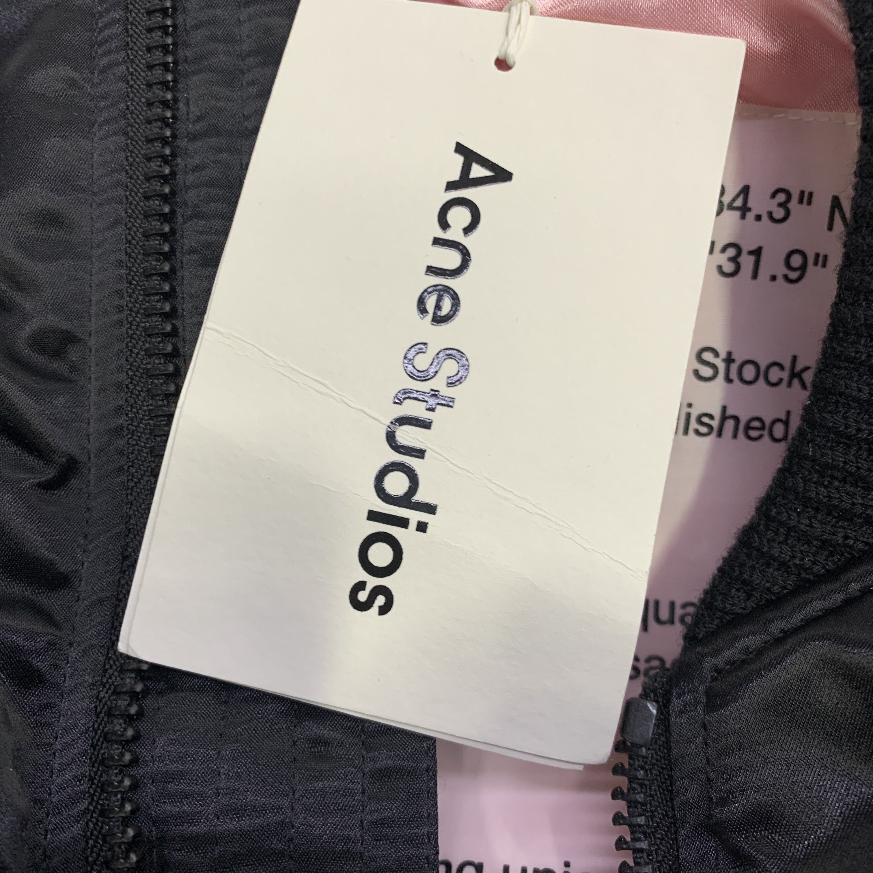 Acne Studios Acne Studios Logo Embroidered Bomber Jacket Size L Size US L / EU 52-54 / 3 - 4 Thumbnail