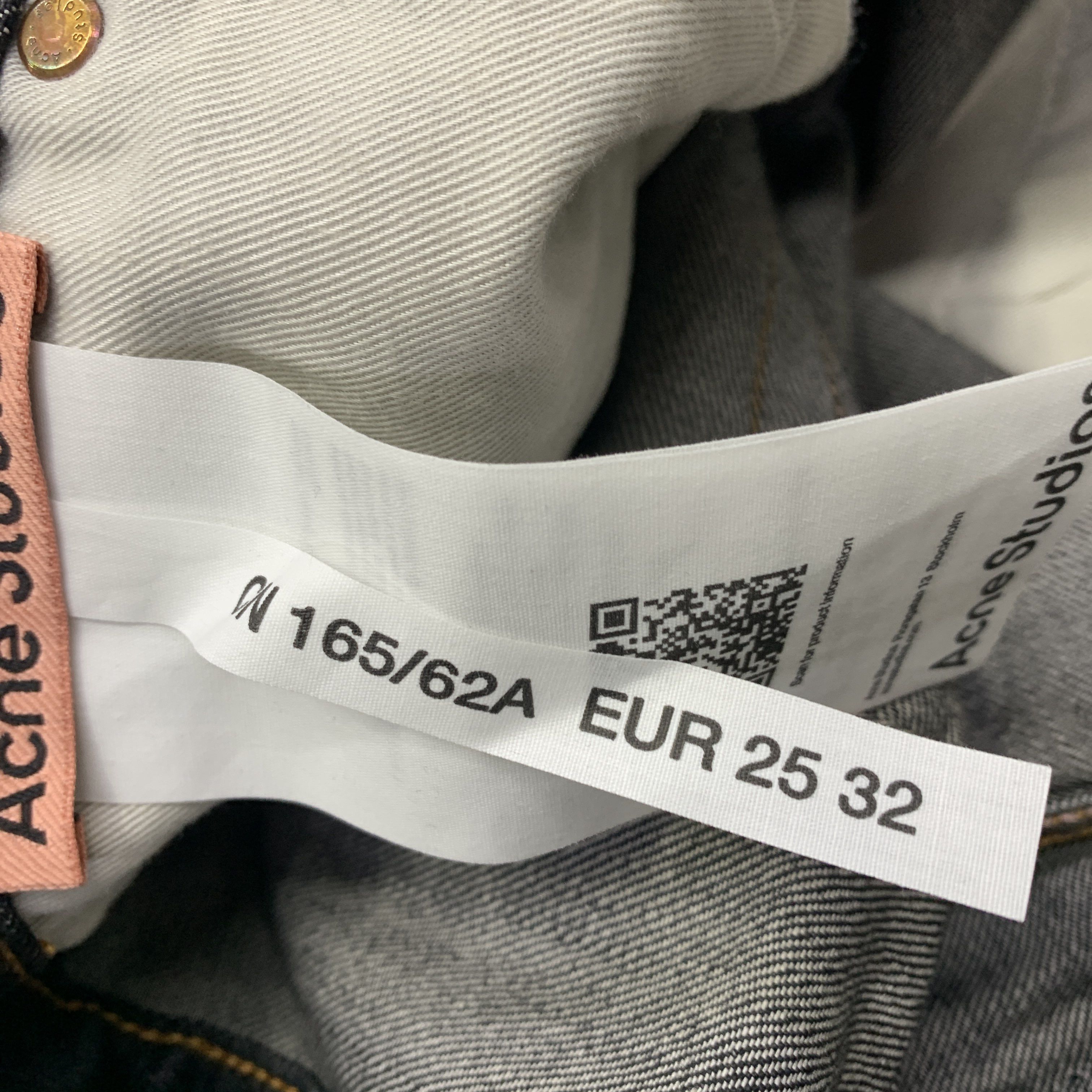 Acne Studios Acne Studios 2006F Washed Gray Jeans Size 25 Size 25" / US 0 / IT 36 - 2 Thumbnail