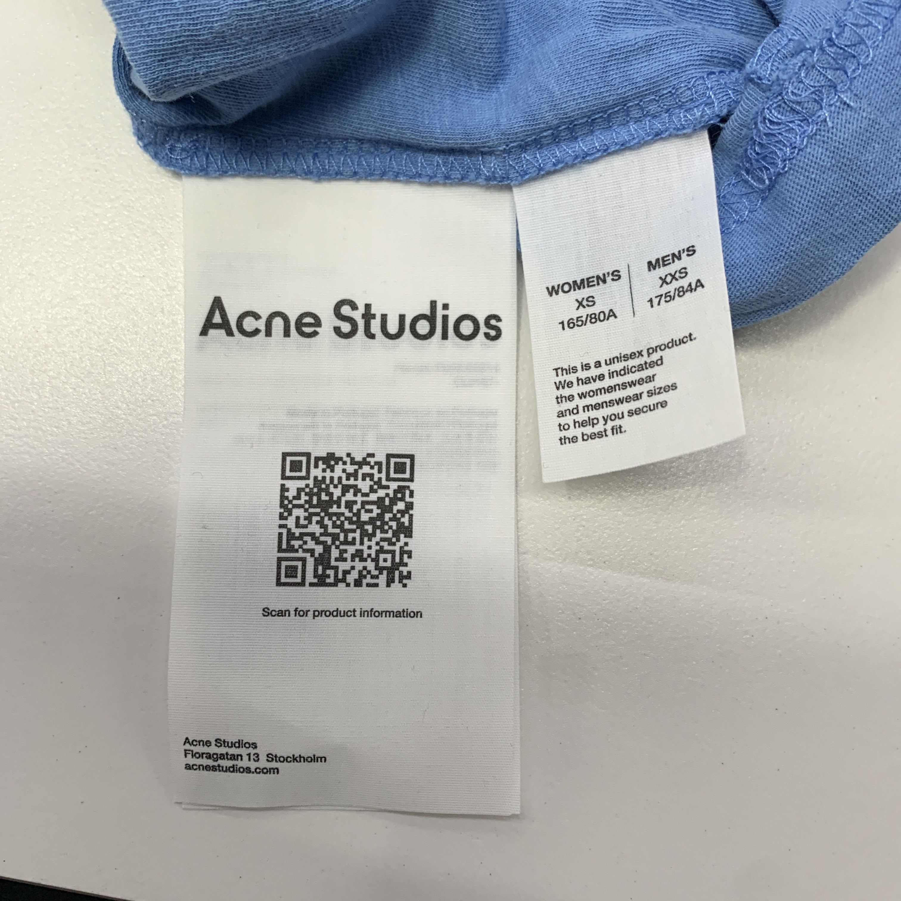 Acne Studios Acne Studios 1996 Logo Long Sleeve T-Shirt XXS Size US XXS / EU 40 - 2 Thumbnail