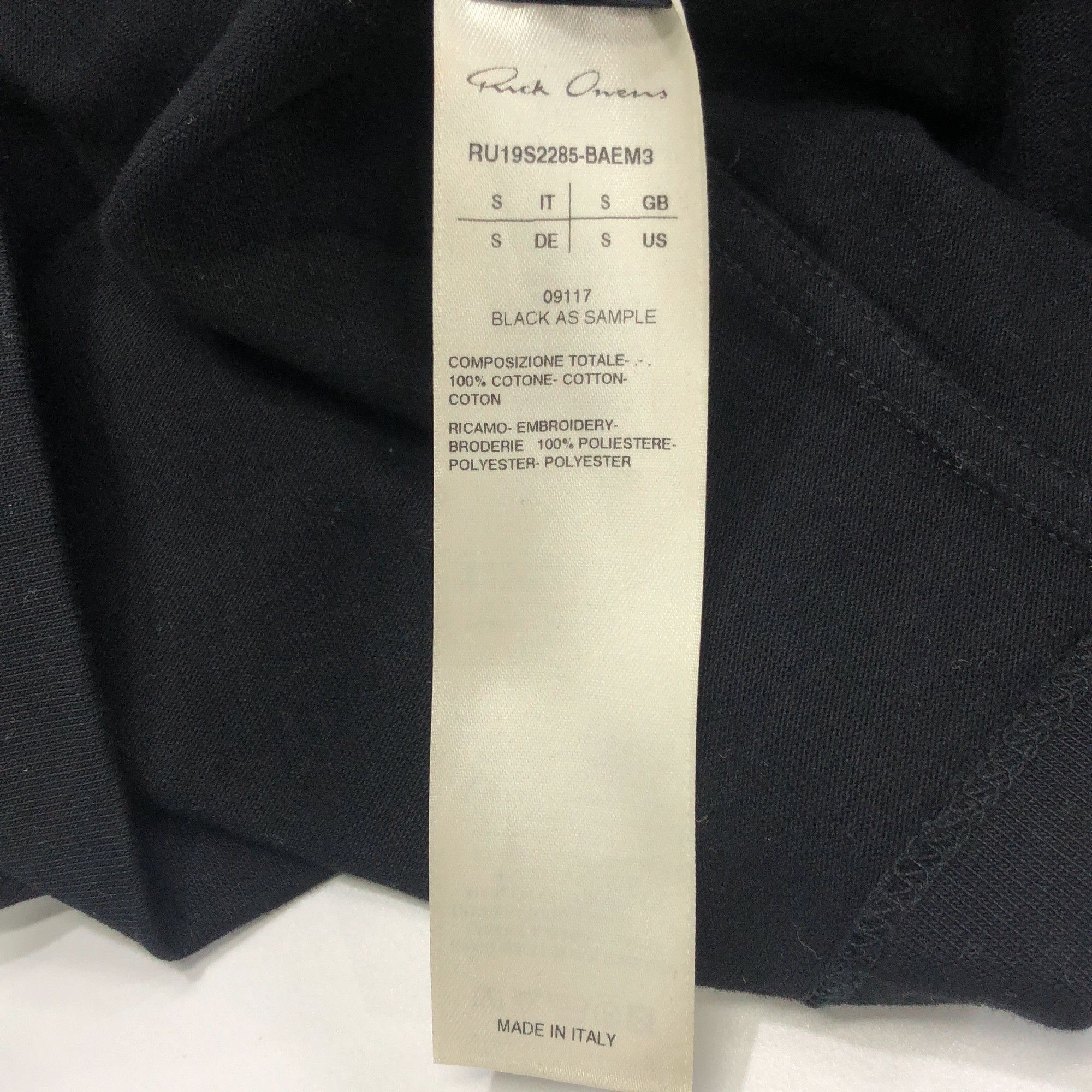 Rick Owens Rick Owens Geometric Embroidery Hoodie Size S Size US S / EU 44-46 / 1 - 3 Thumbnail