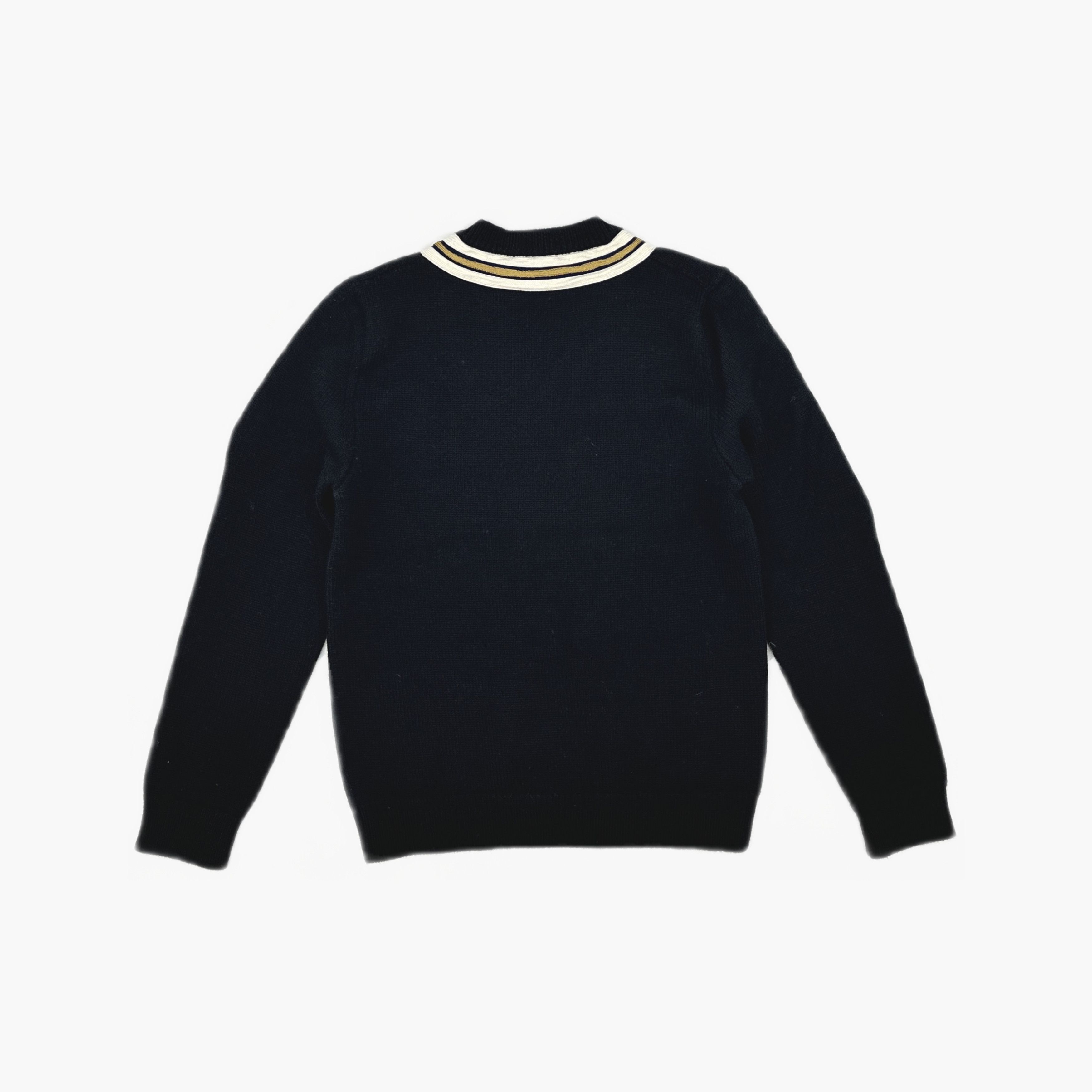 Gucci Gucci Bee Embroidery V-Neck Sweater Size S Size US S / EU 44-46 / 1 - 2 Thumbnail