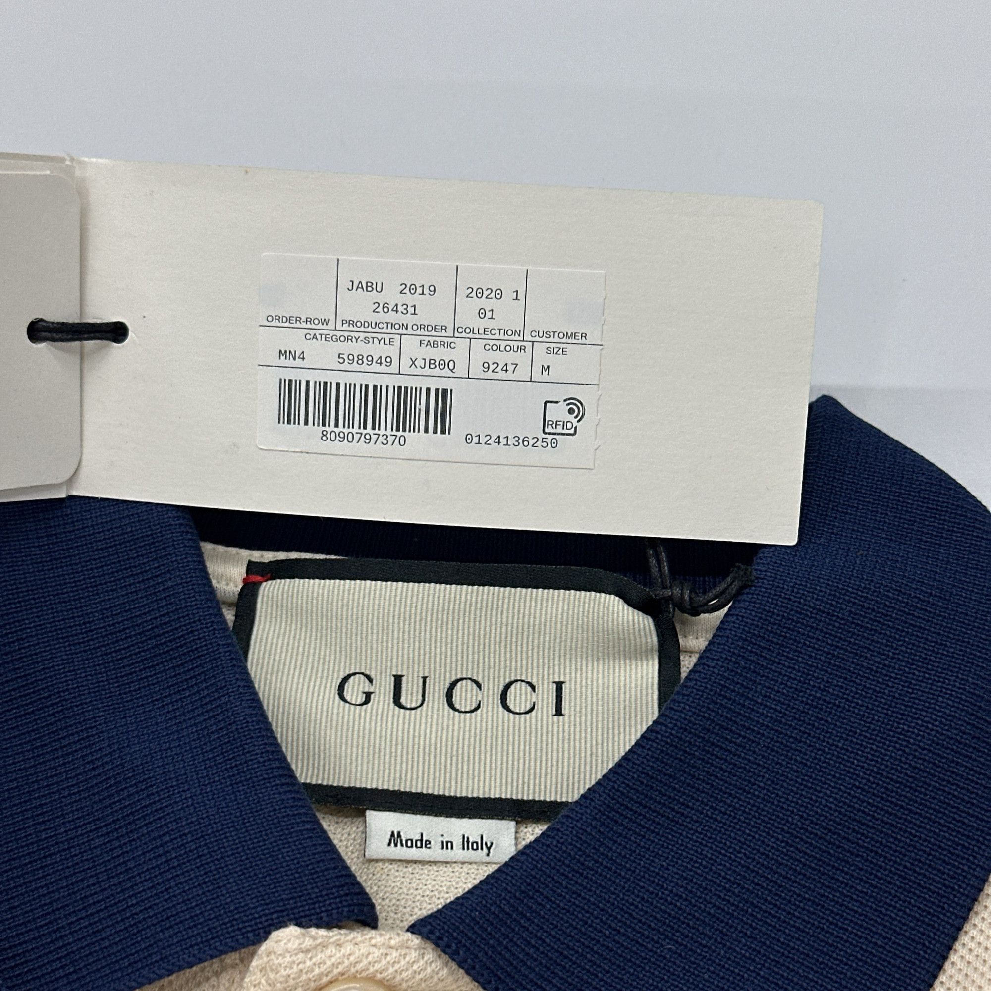 Gucci Gucci Logo Trim Polo Shirt Size M Size US M / EU 48-50 / 2 - 5 Thumbnail