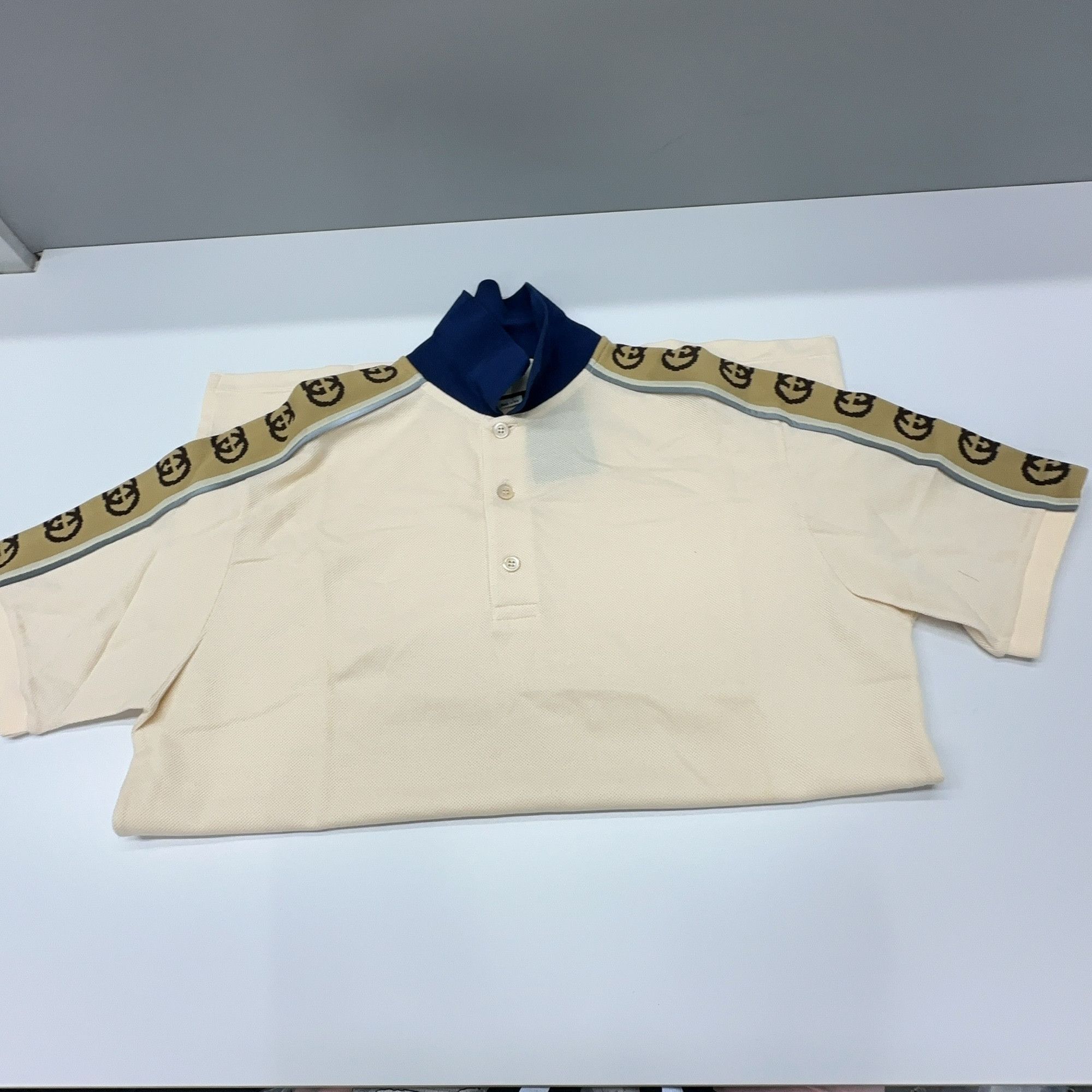 Gucci Gucci Logo Trim Polo Shirt Size M Size US M / EU 48-50 / 2 - 6 Thumbnail