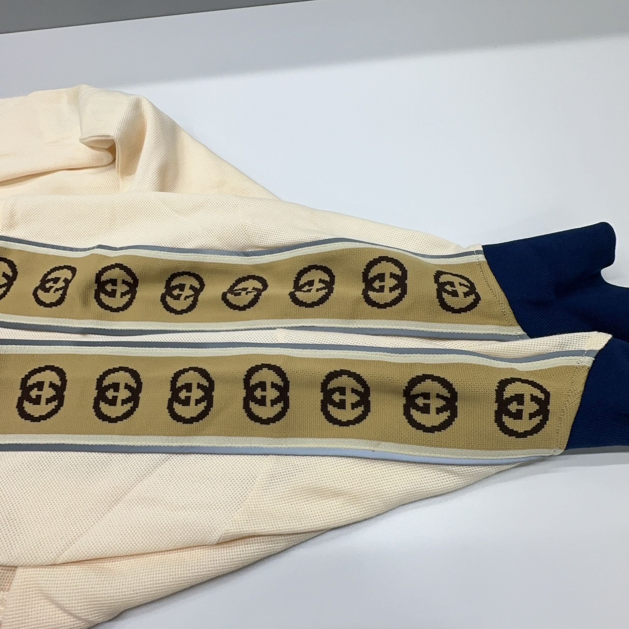 Gucci Gucci Logo Trim Polo Shirt Size M Size US M / EU 48-50 / 2 - 7 Thumbnail