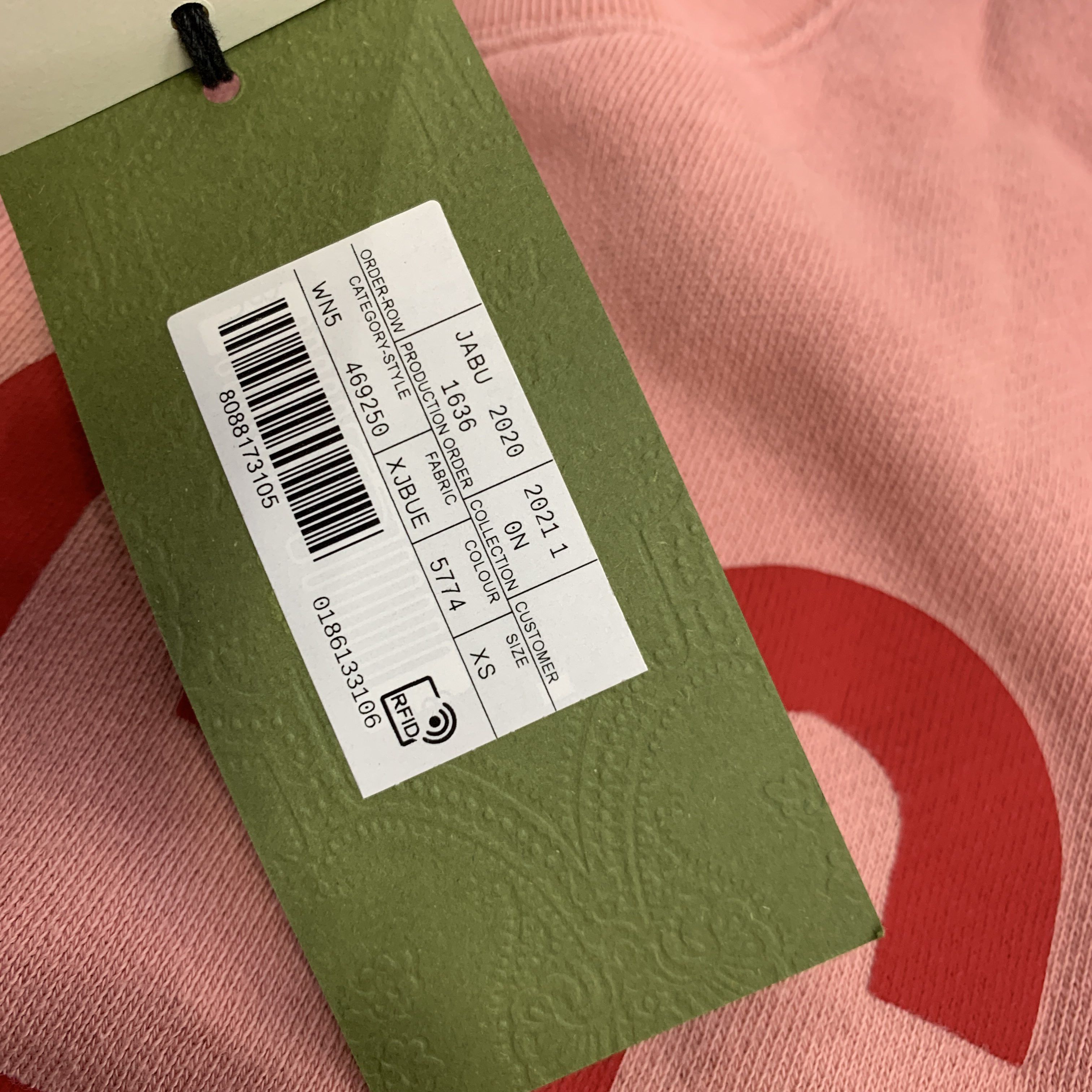 Gucci Gucci Lamb Graphic Sweatshirt Pink Size XS Size XS / US 0-2 / IT 36-38 - 2 Thumbnail