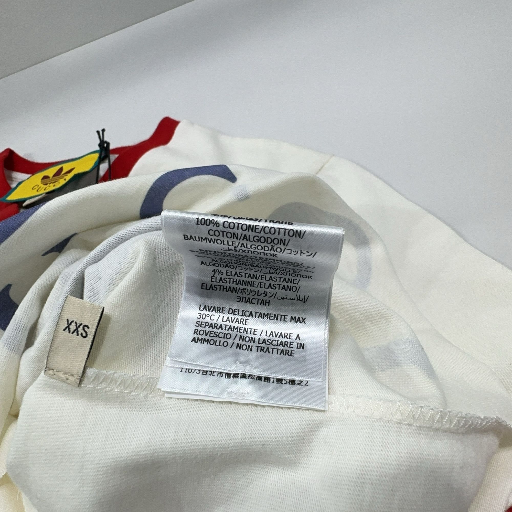 Gucci Gucci x Adidas Logo T-Shirt XXS Size XXS / US 00 / IT 34 - 6 Thumbnail