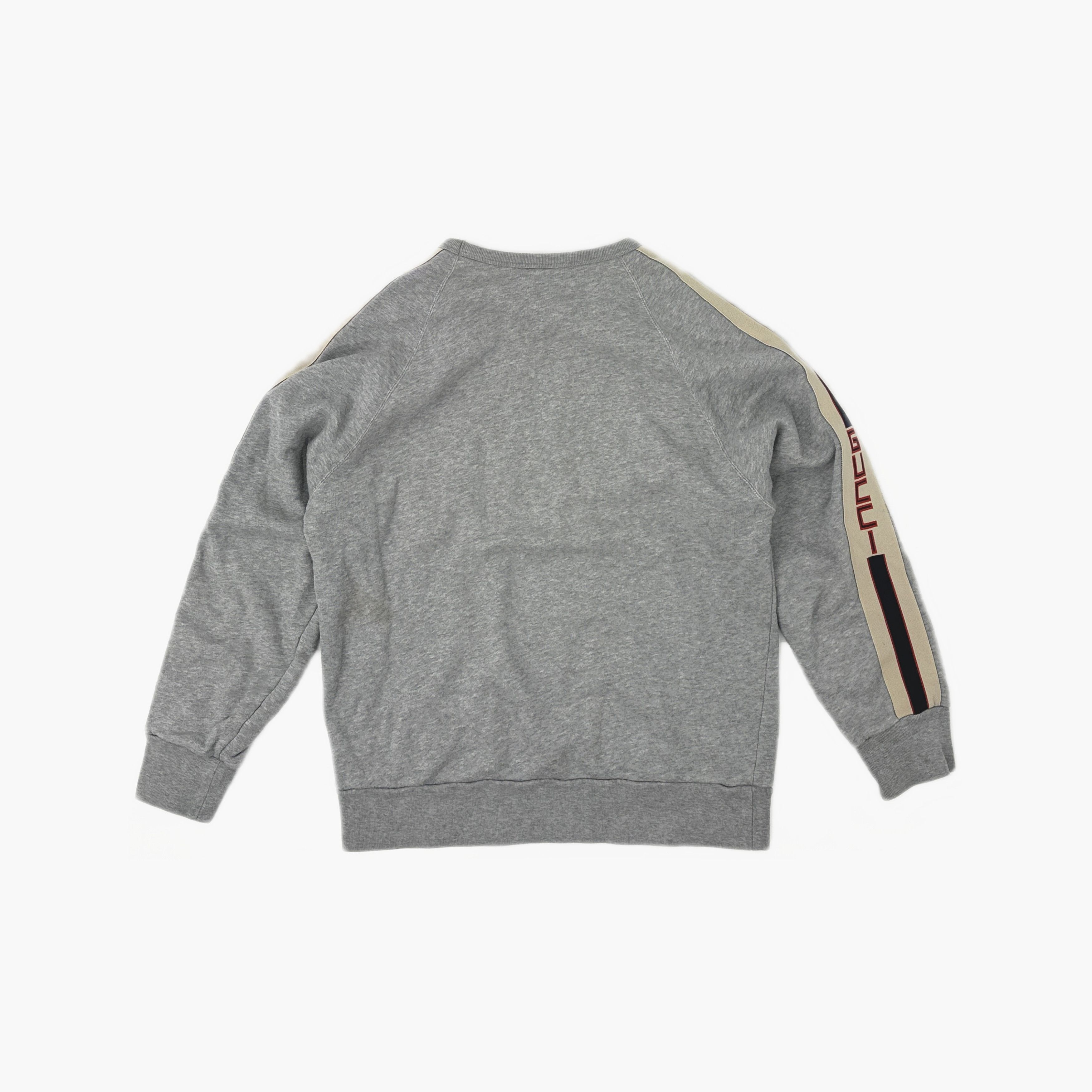 Gucci Gucci Logo Tape Crewneck Sweatshirt Size M Size US M / EU 48-50 / 2 - 2 Thumbnail