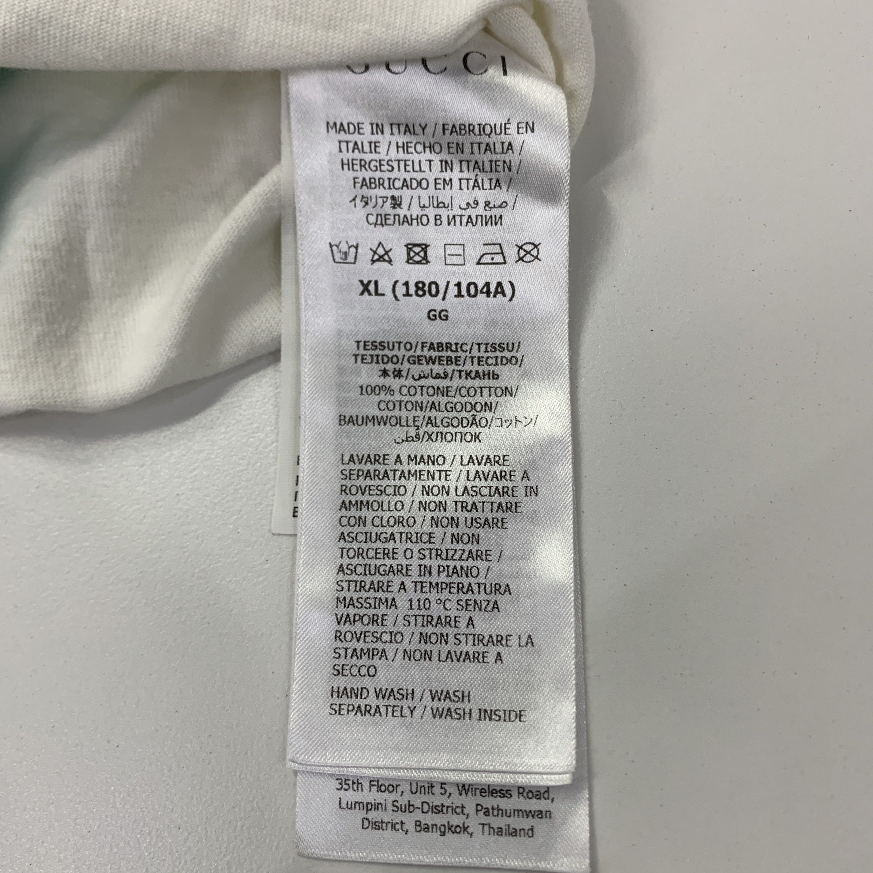 Gucci Gucci Logo Print T-Shirt Size XL Size US XL / EU 56 / 4 - 3 Thumbnail