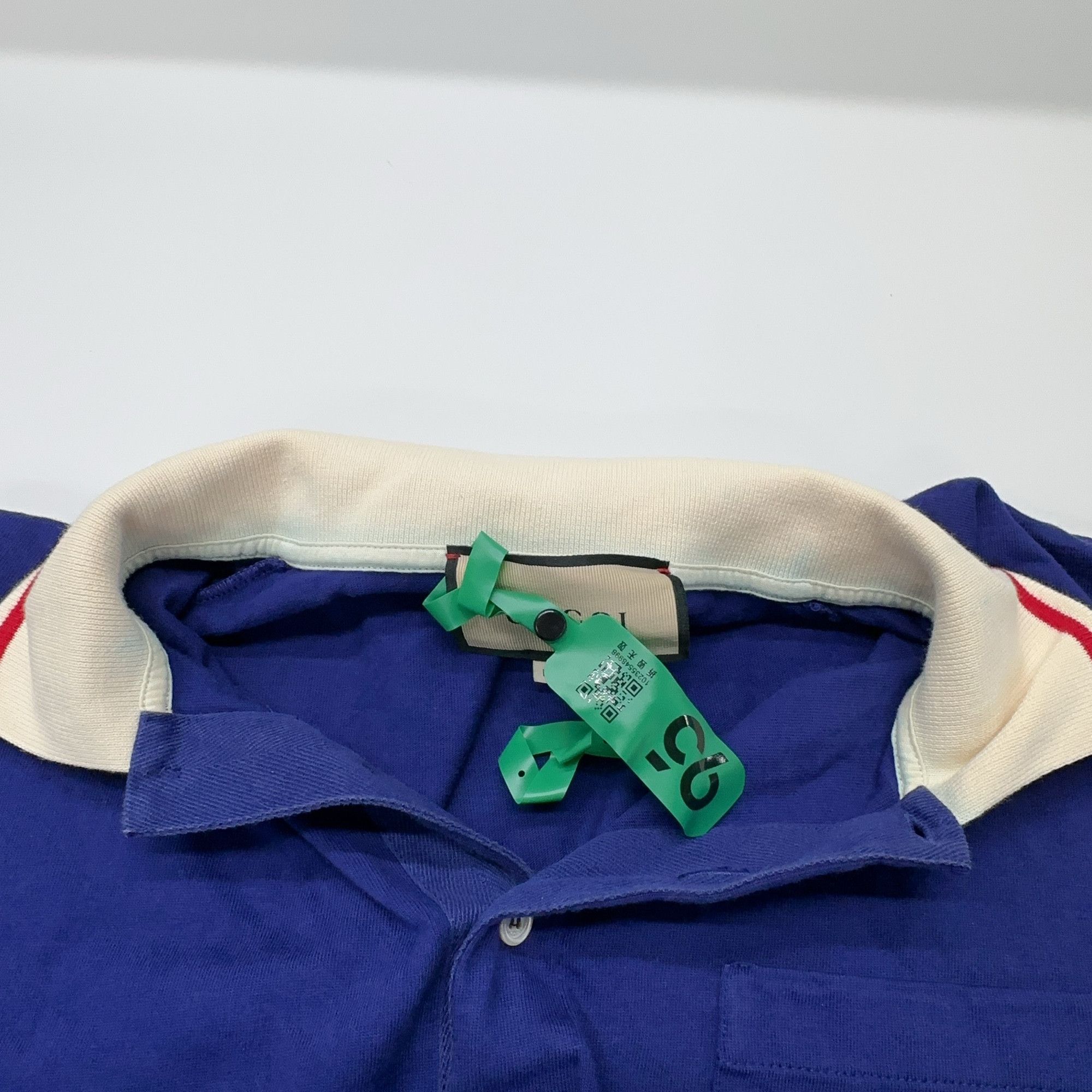 Gucci Gucci Striped Sleeve Polo Size L Size US L / EU 52-54 / 3 - 8 Thumbnail