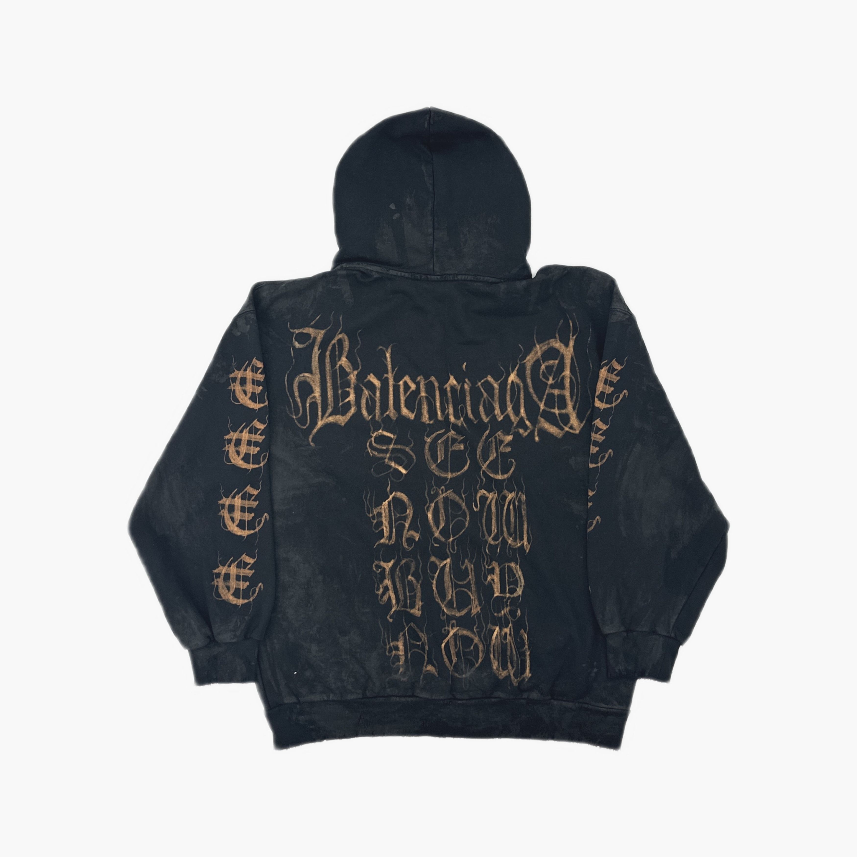 Balenciaga Balenciaga Heavy Metal Graphic Zip Hoodie Size M Size US M / EU 48-50 / 2 - 2 Thumbnail