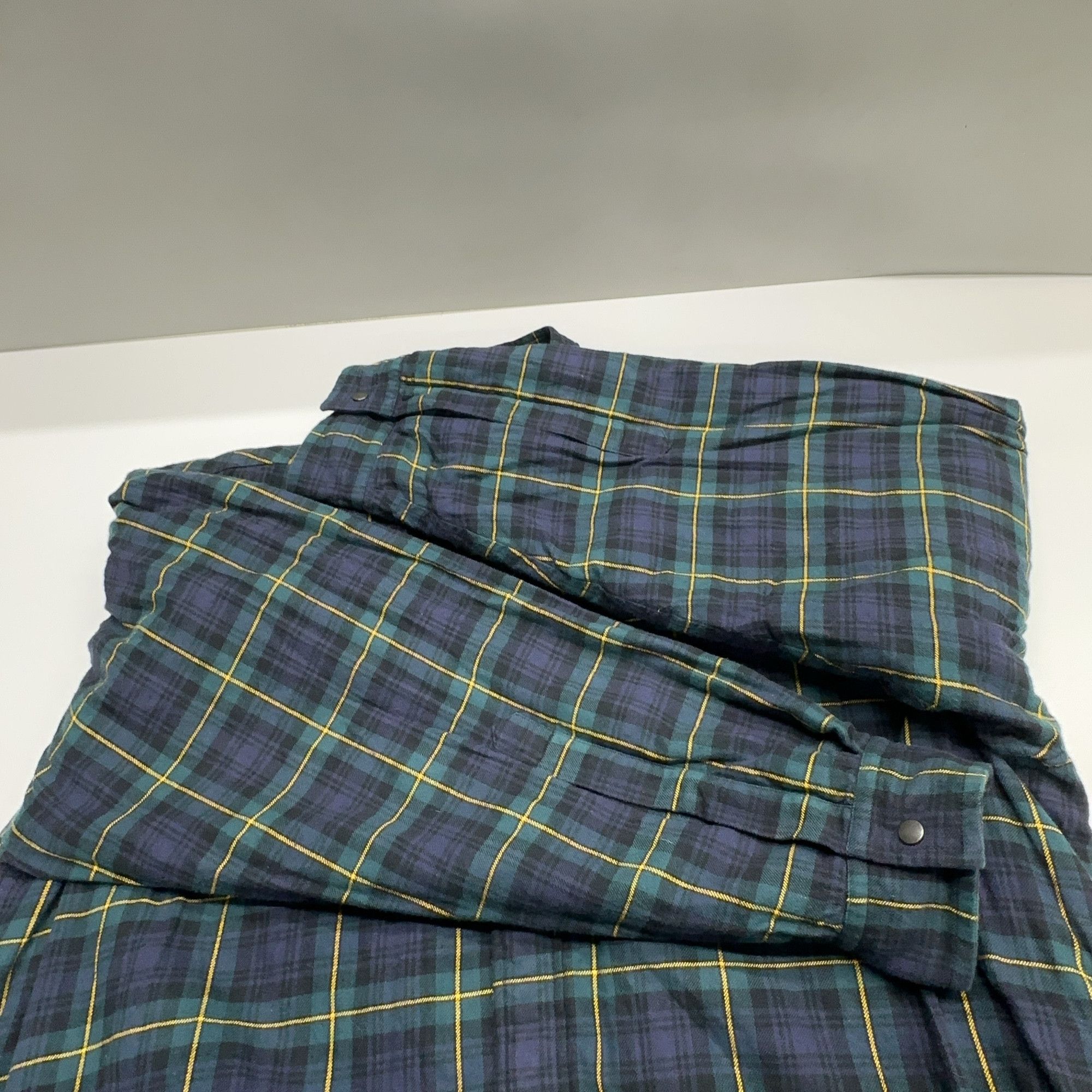 Balenciaga Balenciaga Plaid Flannel Button Up Shirt Size S Size US S / EU 44-46 / 1 - 9 Thumbnail