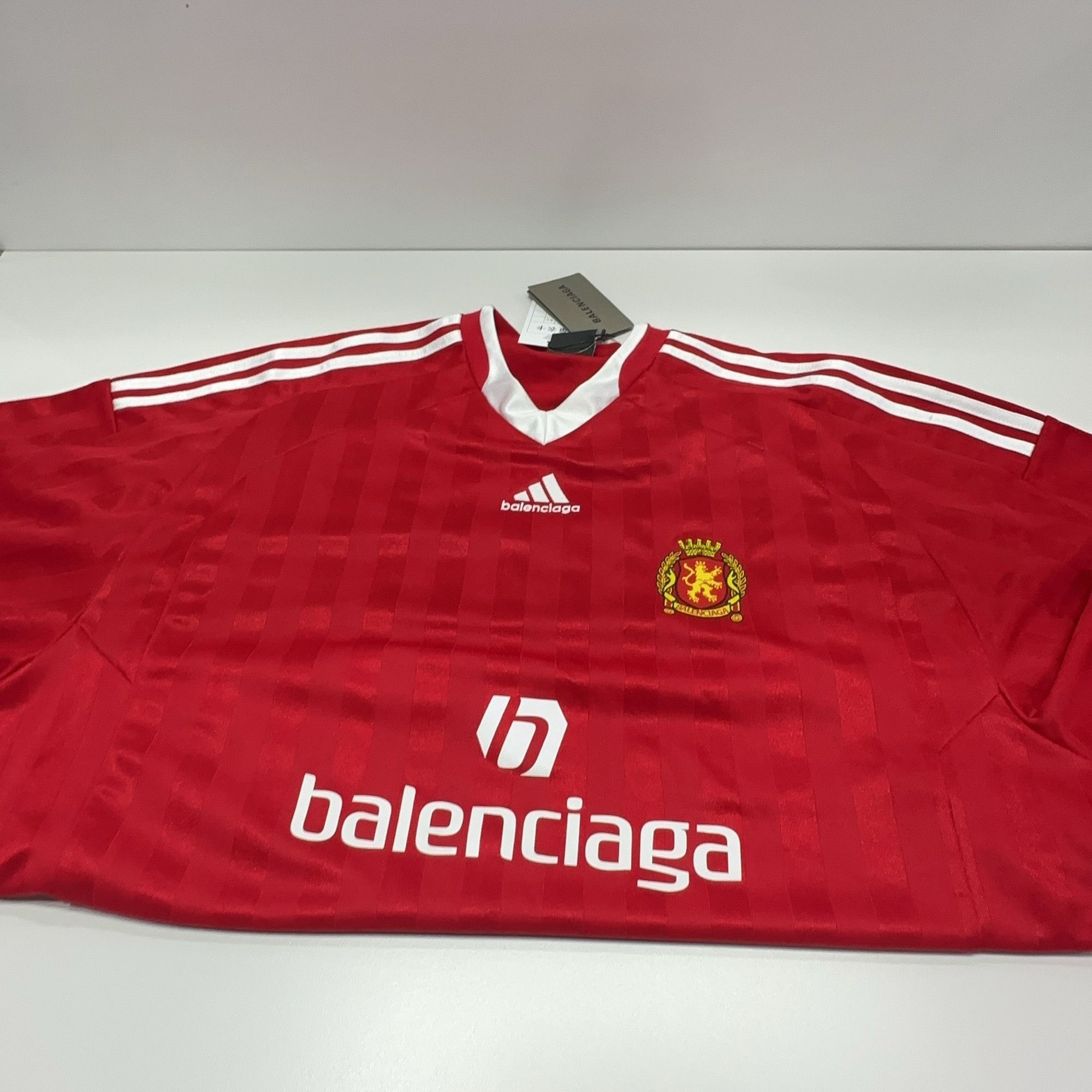 Adidas × Balenciaga Balenciaga x Adidas Logo Jersey Size XL Size US XL / EU 56 / 4 - 8 Thumbnail