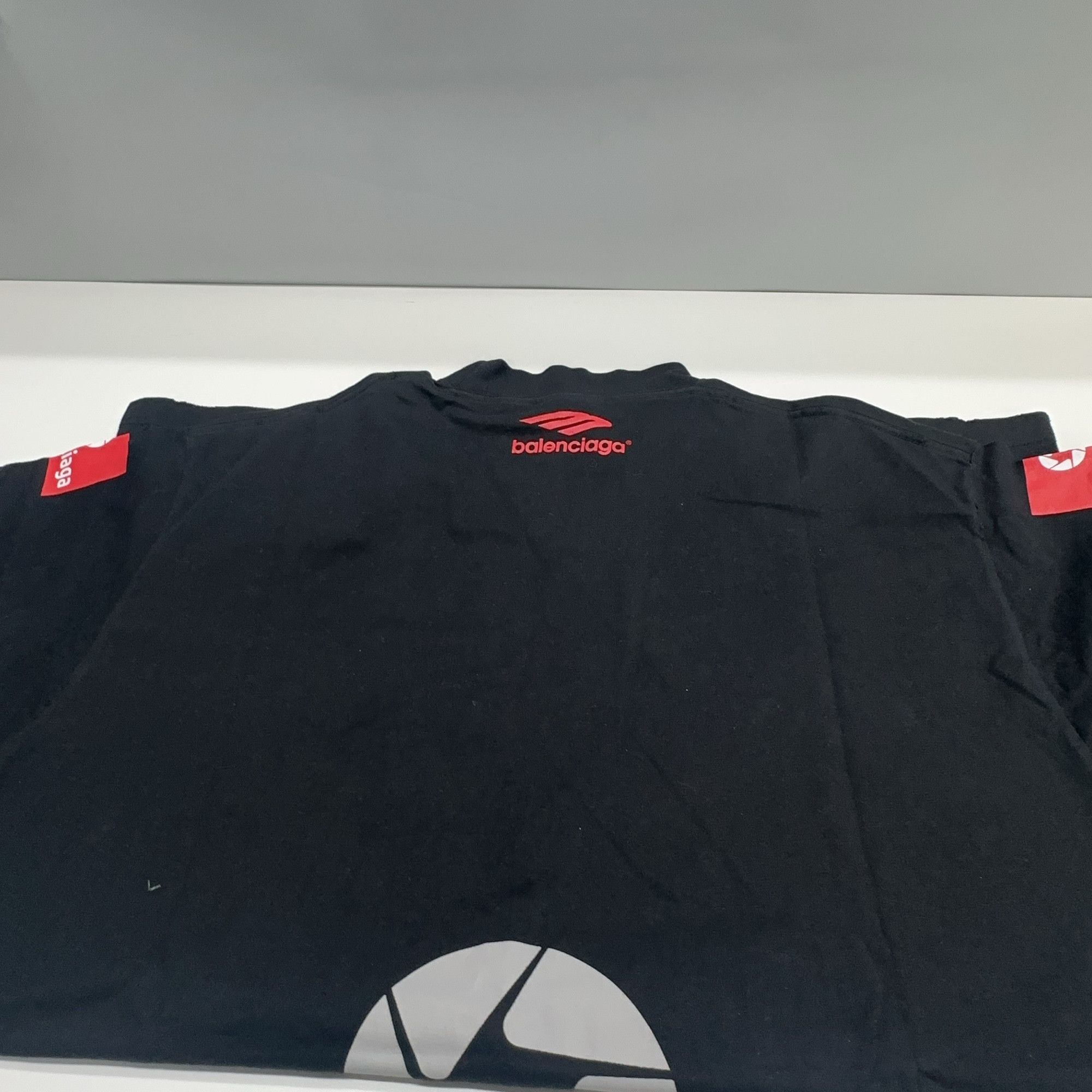 Balenciaga Balenciaga Multi Logo Print T-Shirt Size M Size US M / EU 48-50 / 2 - 12 Thumbnail