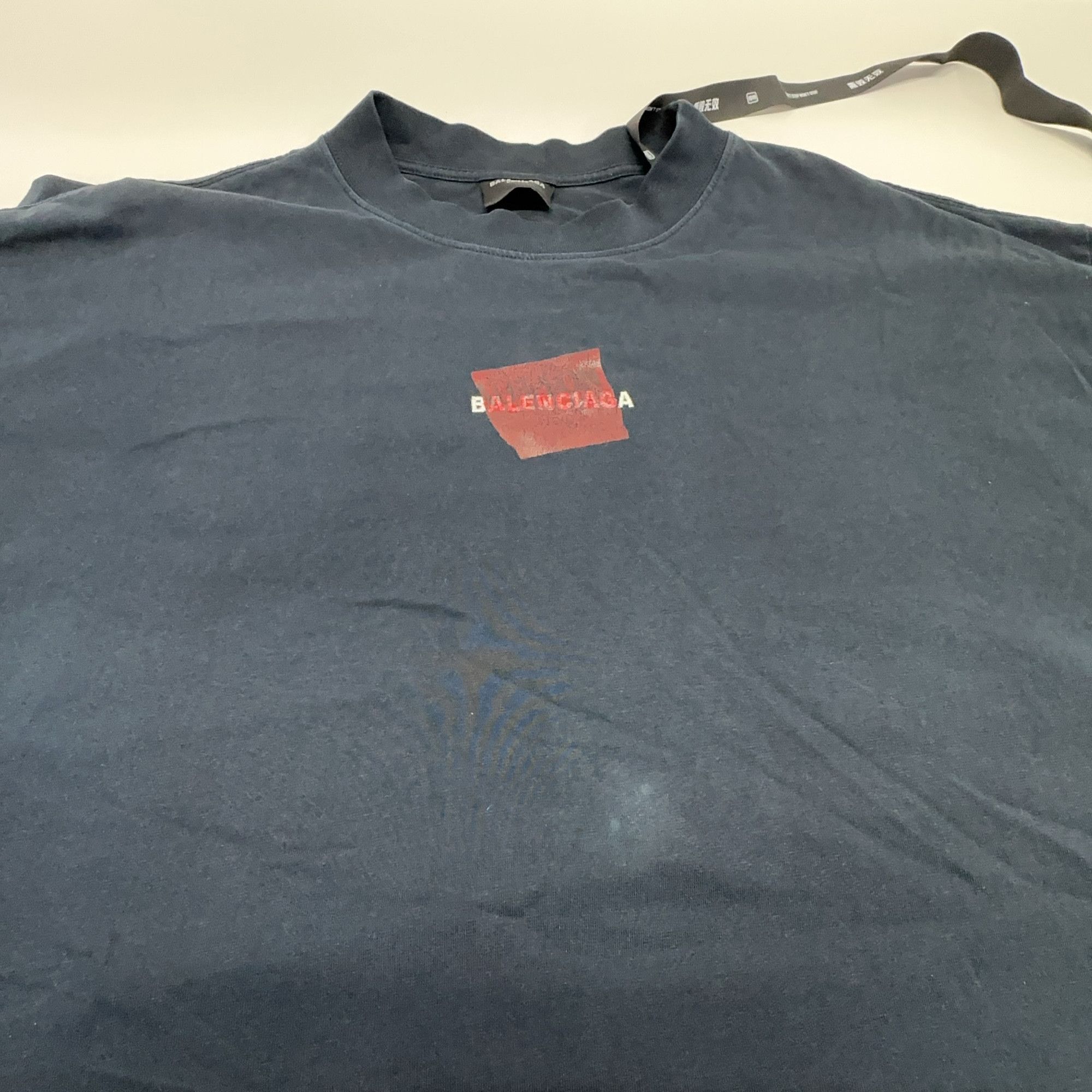 Balenciaga Balenciaga Strap Detail Logo T-Shirt Size M Size US M / EU 48-50 / 2 - 7 Thumbnail