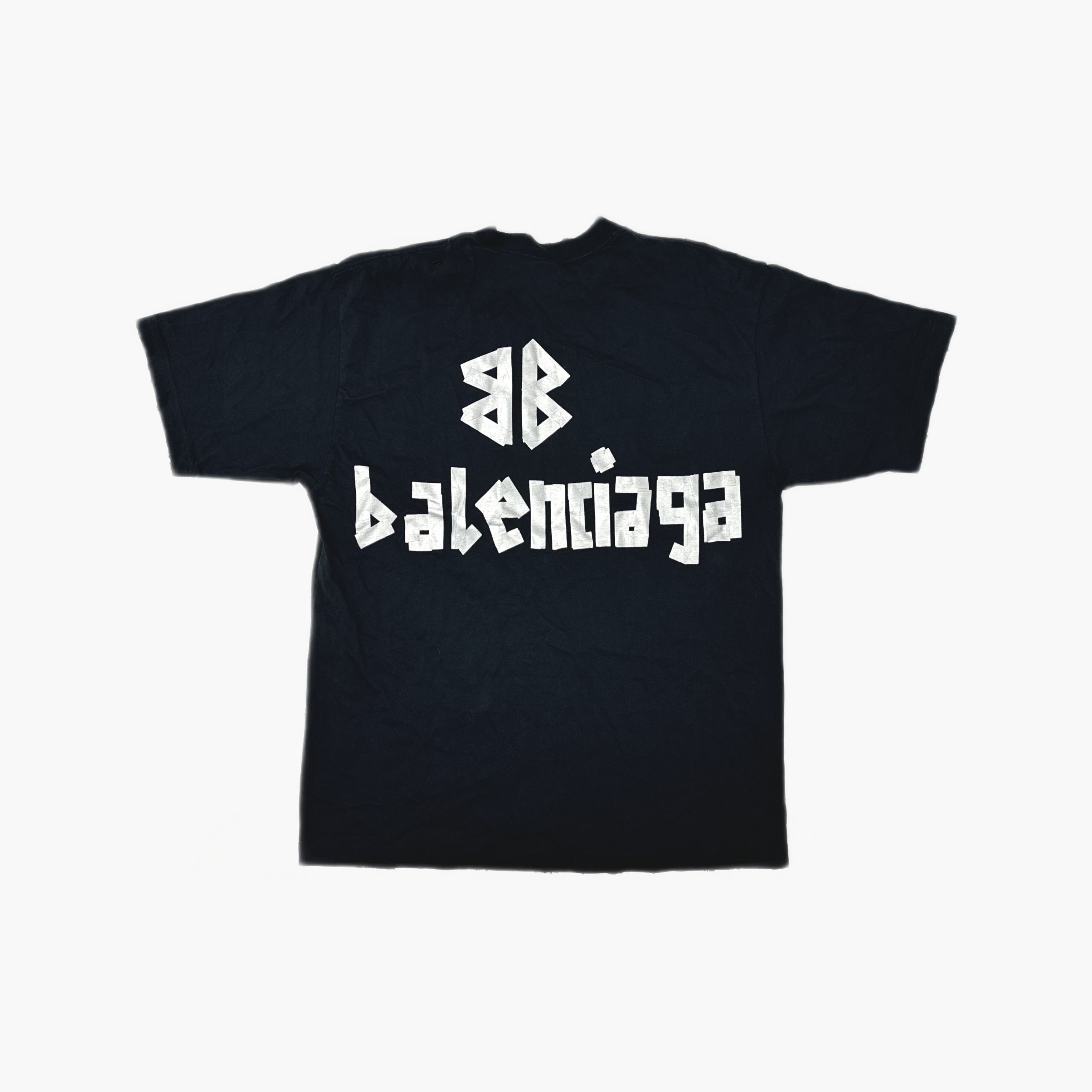 Balenciaga Balenciaga Tape Logo T-Shirt Size S Size US S / EU 44-46 / 1 - 2 Thumbnail