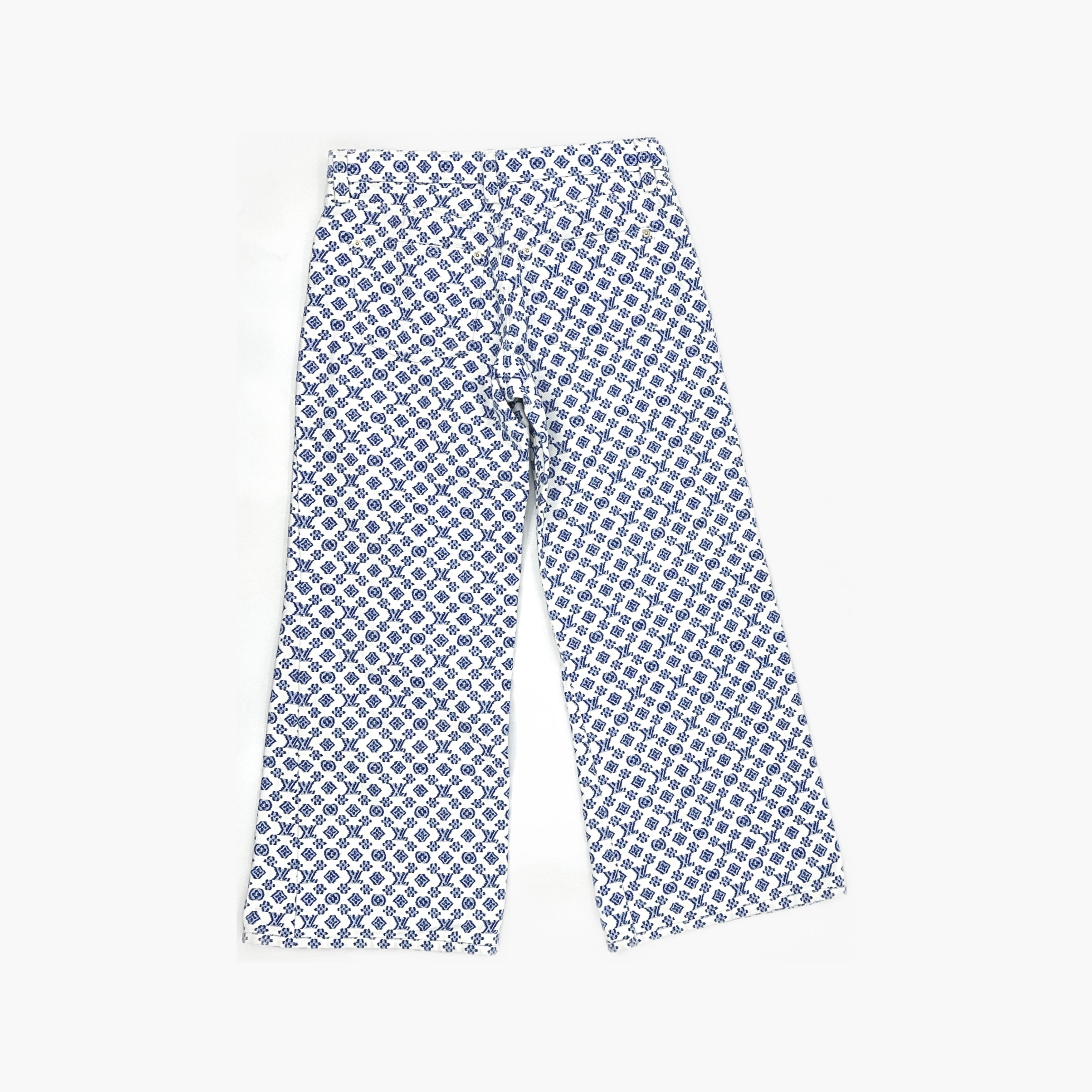 Louis Vuitton Louis Vuitton Monogram Denim Jeans Size 38 Size 27" / US 4 / IT 40 - 2 Thumbnail