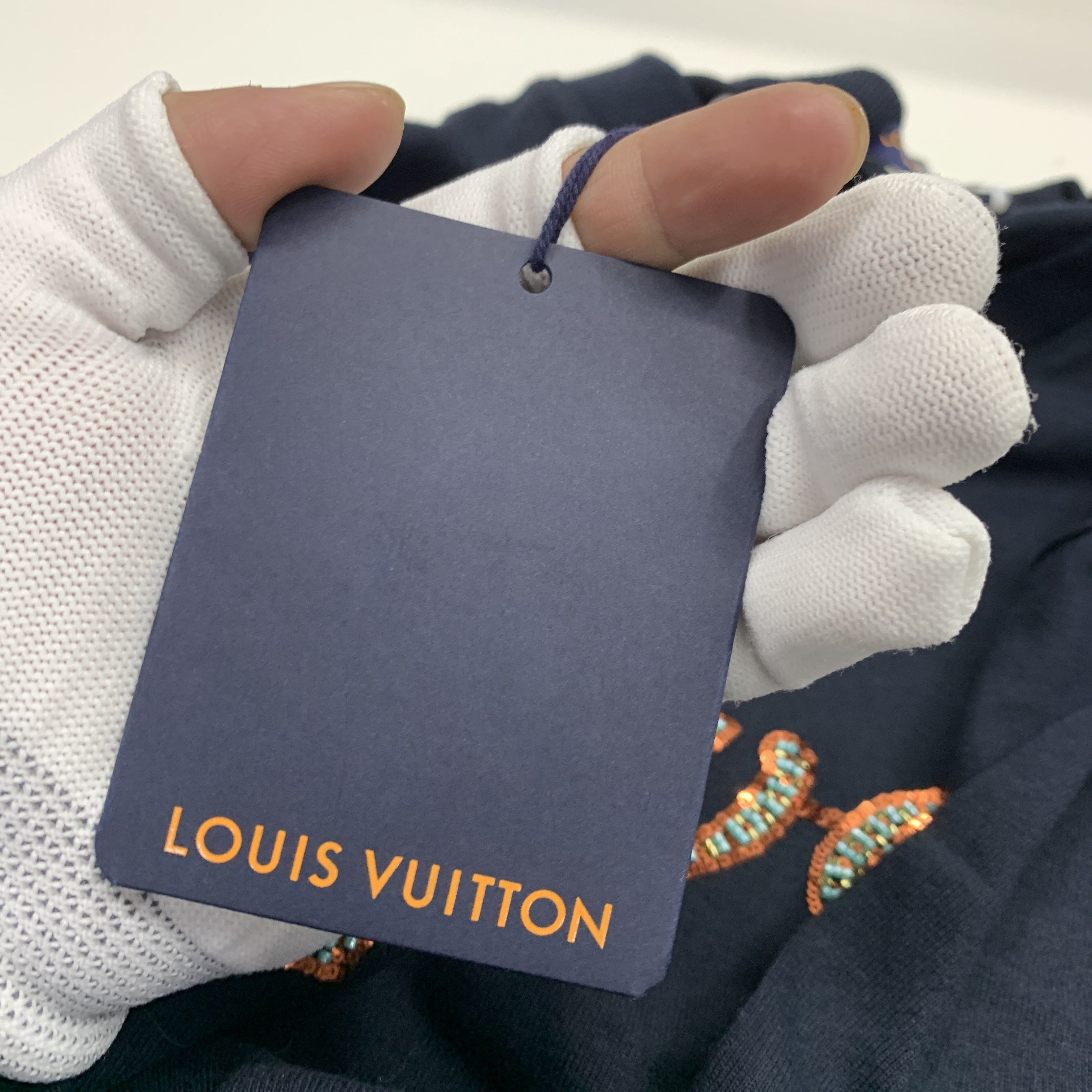 Louis Vuitton Louis Vuitton Lovers T-Shirt Navy Size M Size US M / EU 48-50 / 2 - 4 Thumbnail