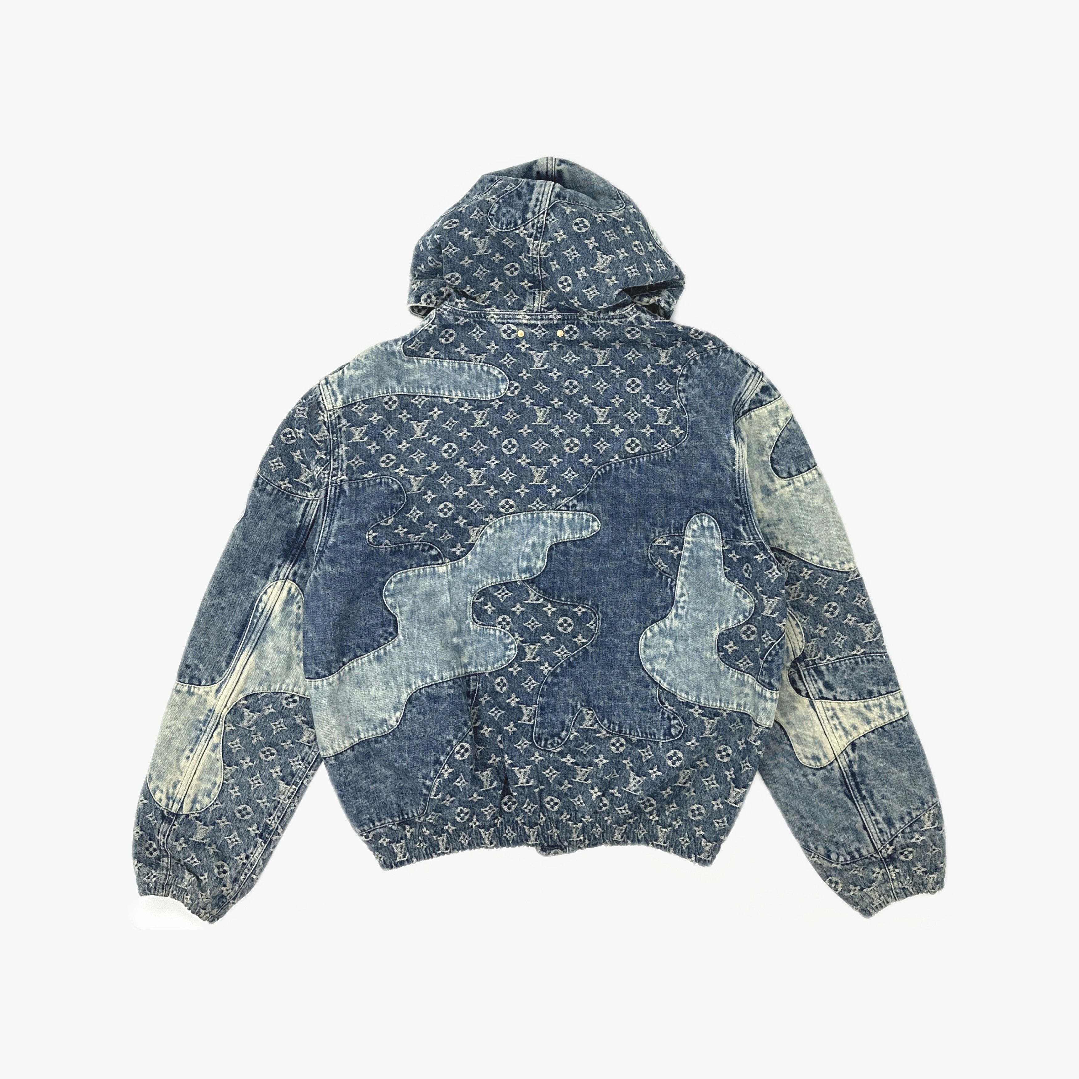Louis Vuitton Louis Vuitton Monogram Hooded Denim Jacket Size 52 Size US L / EU 52-54 / 3 - 2 Thumbnail