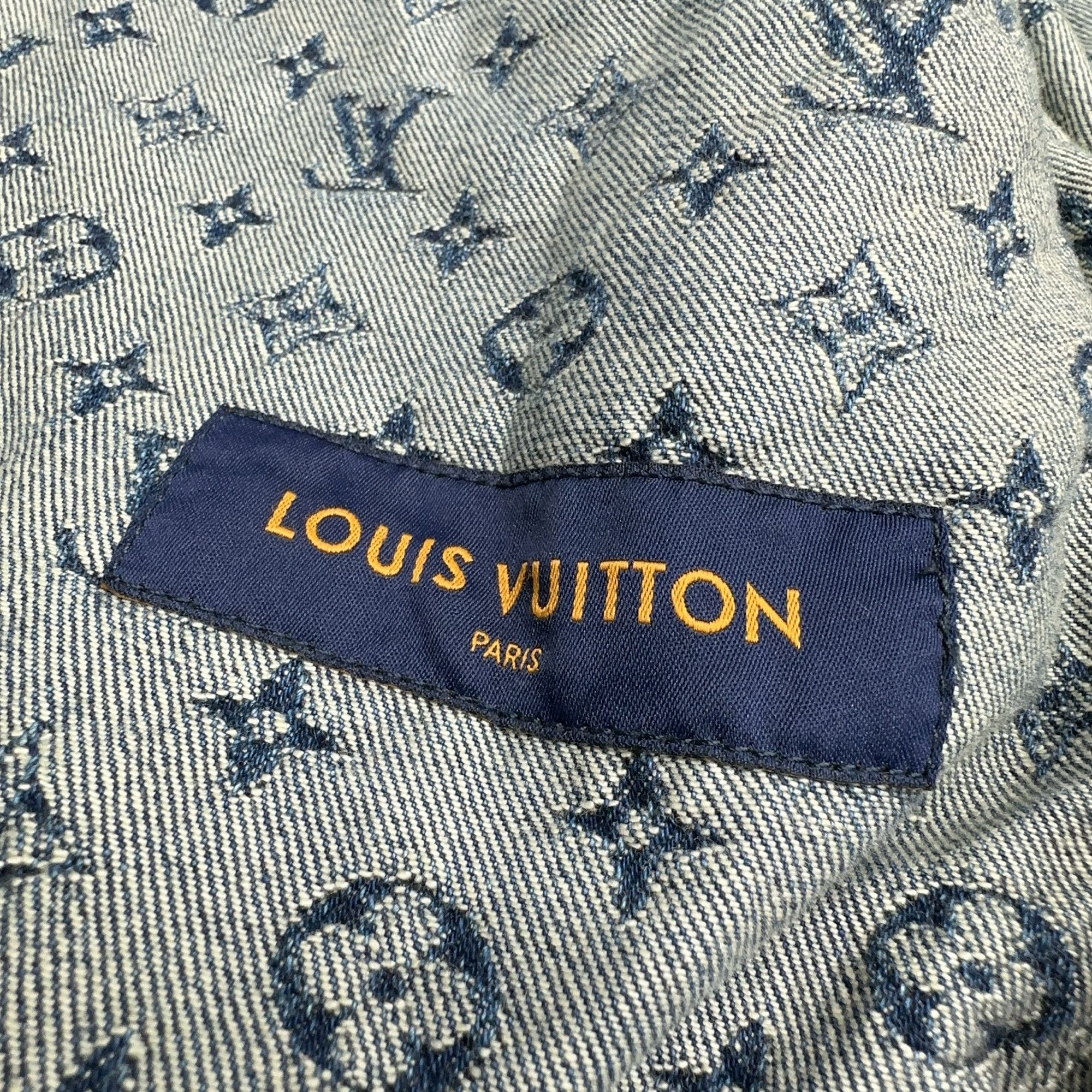 Louis Vuitton Louis Vuitton Monogram Hooded Denim Jacket Size 52 Size US L / EU 52-54 / 3 - 4 Thumbnail