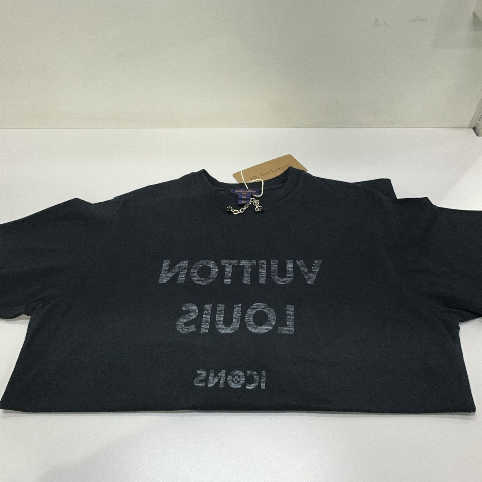 Louis Vuitton Louis Vuitton Logo Short Sleeve T-Shirt XXL Size XXL / US 16-18 / IT 52-54 - 6 Thumbnail