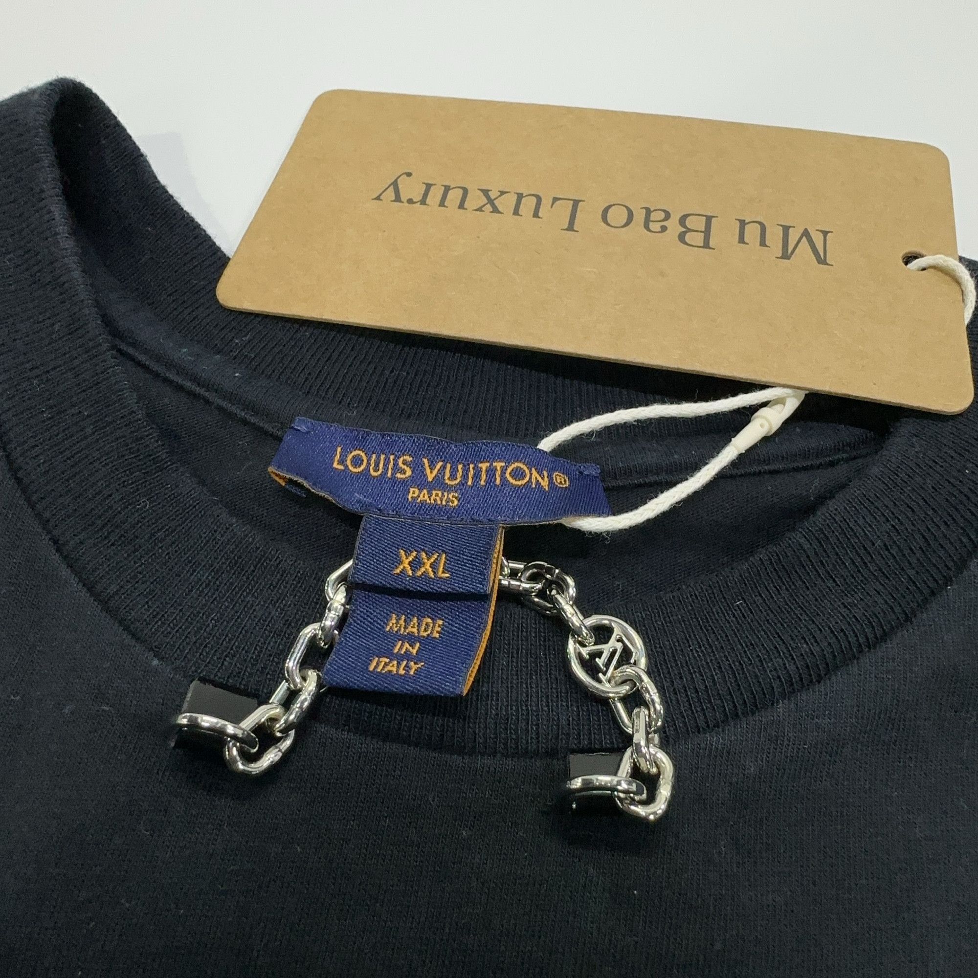 Louis Vuitton Louis Vuitton Logo Short Sleeve T-Shirt XXL Size XXL / US 16-18 / IT 52-54 - 4 Thumbnail