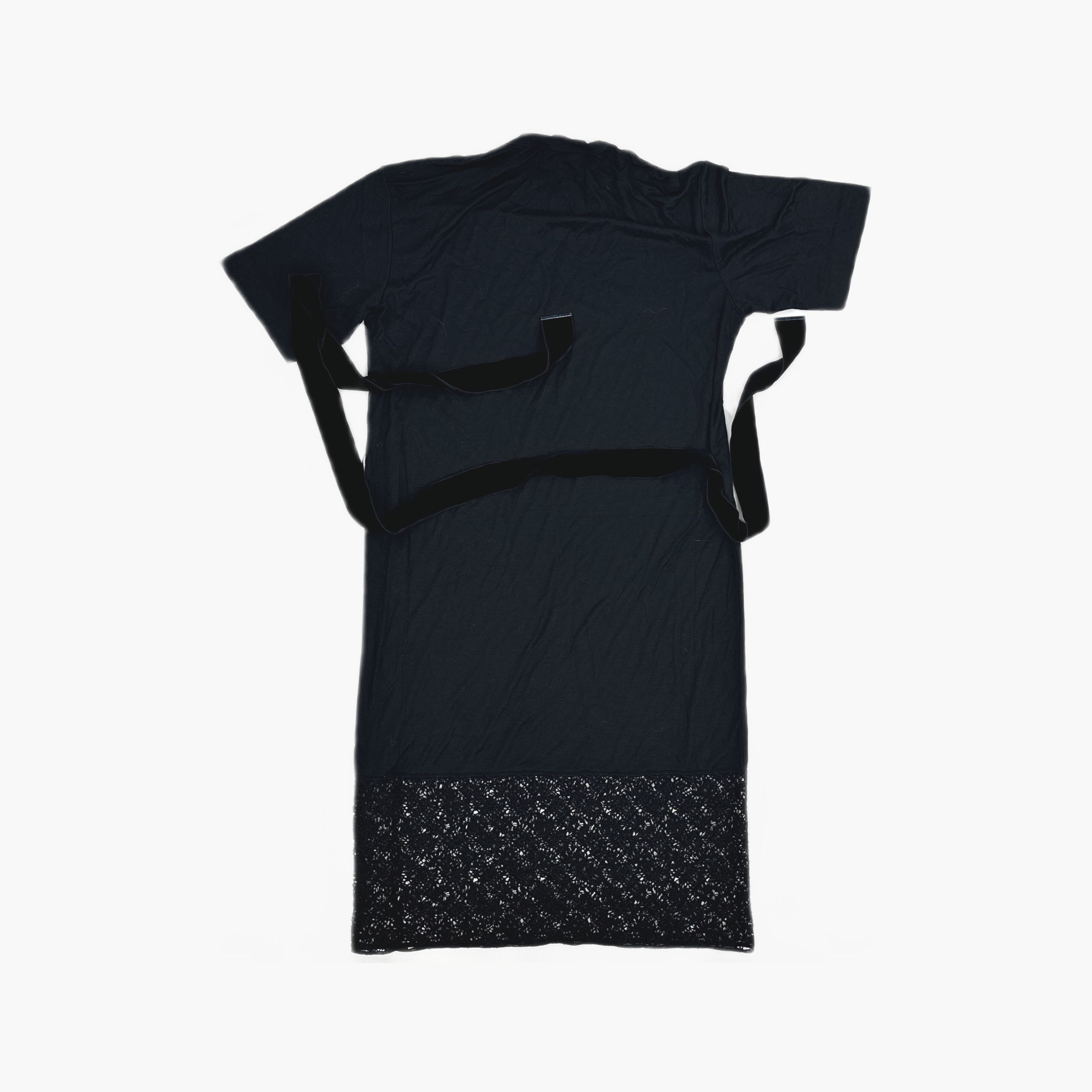 Louis Vuitton Louis Vuitton Black Lace Hem Dress Size 36 Size XS / US 0-2 / IT 36-38 - 2 Thumbnail